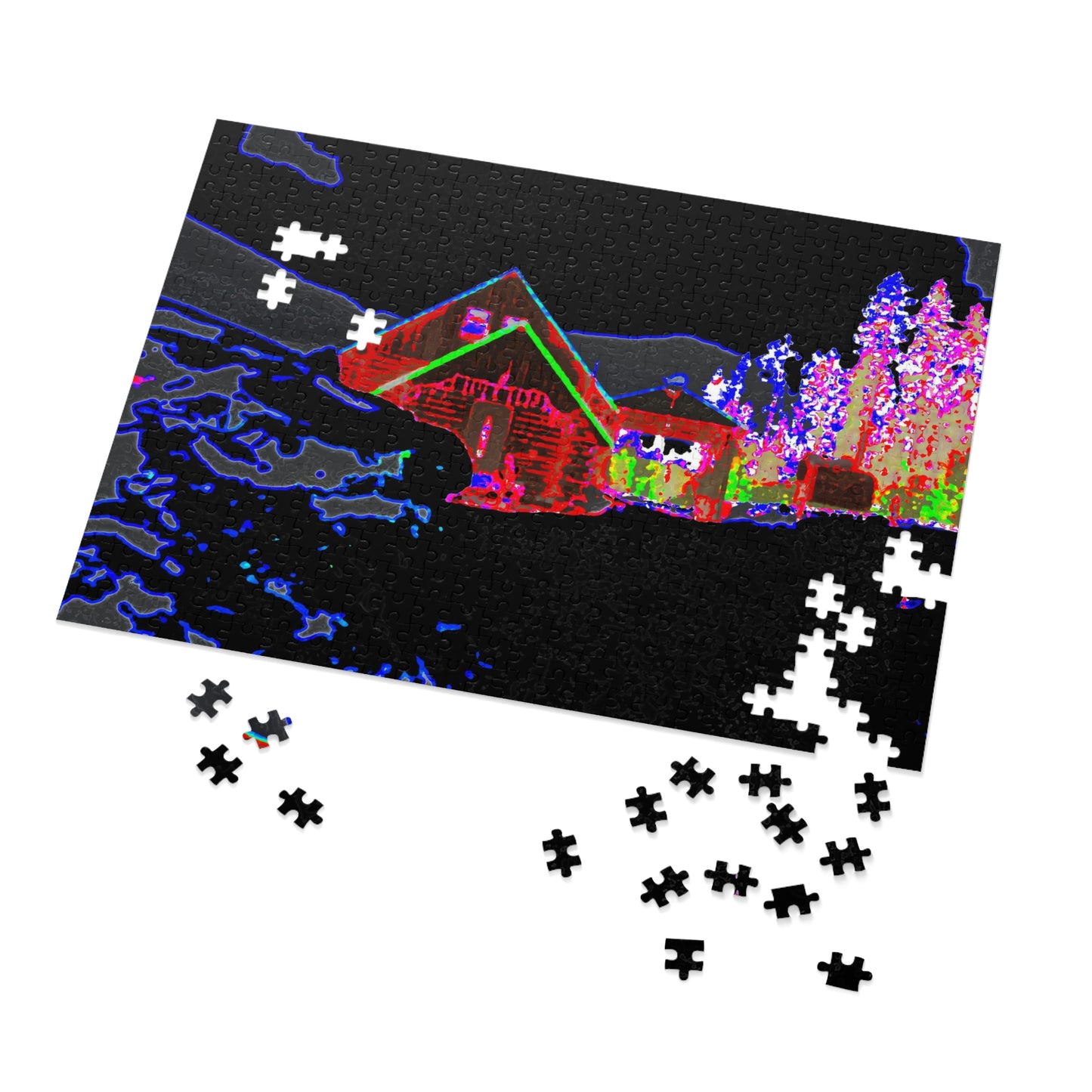 Jigsaw Puzzle (30, 110, 252, 500,1000-Piece) ... Piece-By-Piece ... "Count The Hours & Enjoy The Colors..!" ... Original Works: Phots' Photo: Les Objets D'Art ...