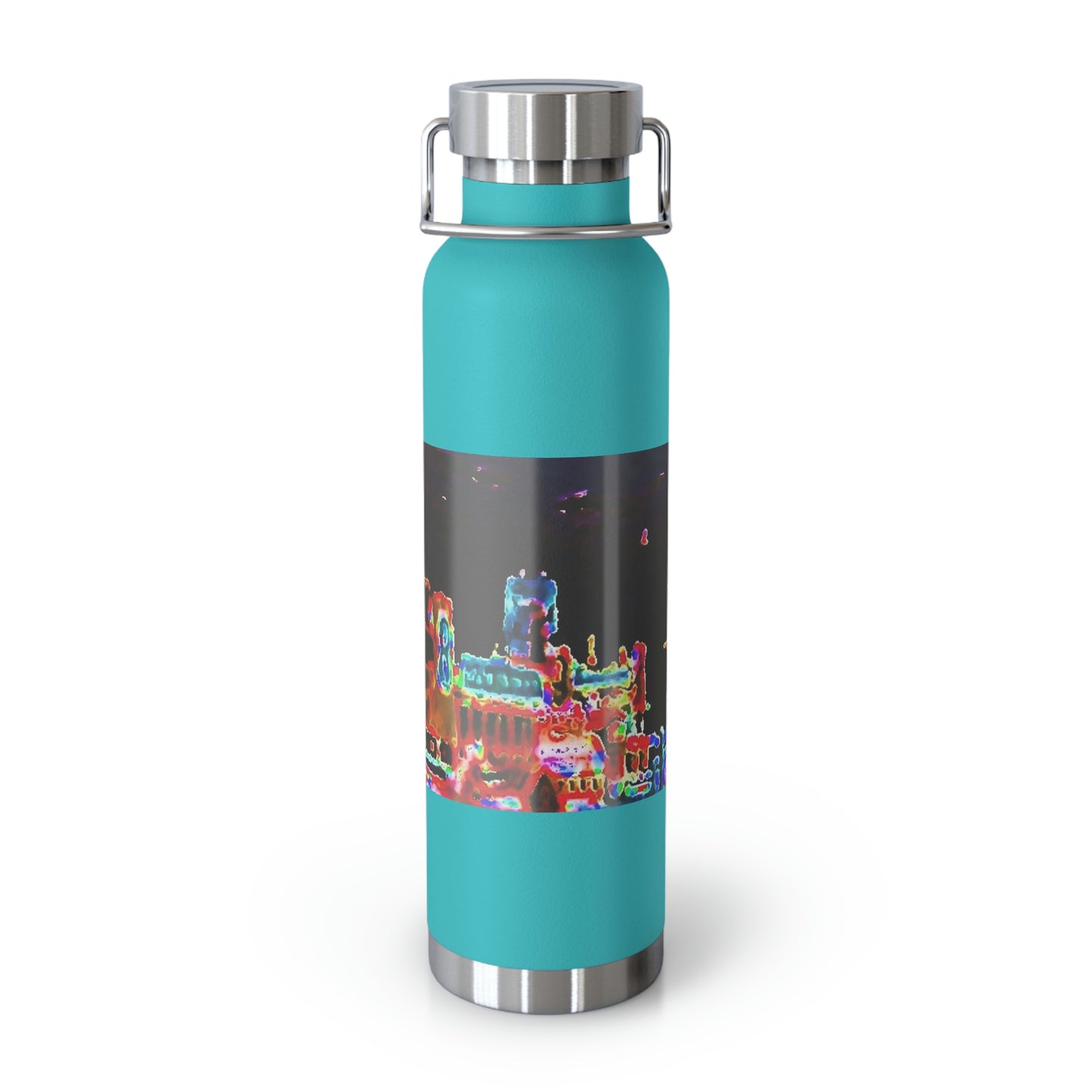 Copper Vacuum Insulated Bottle, 22oz ... "No.9 Fishermen's Grotto - Fishermen's Wharf, SF, California" ... Family Archives: 1970's ... Original Works ...