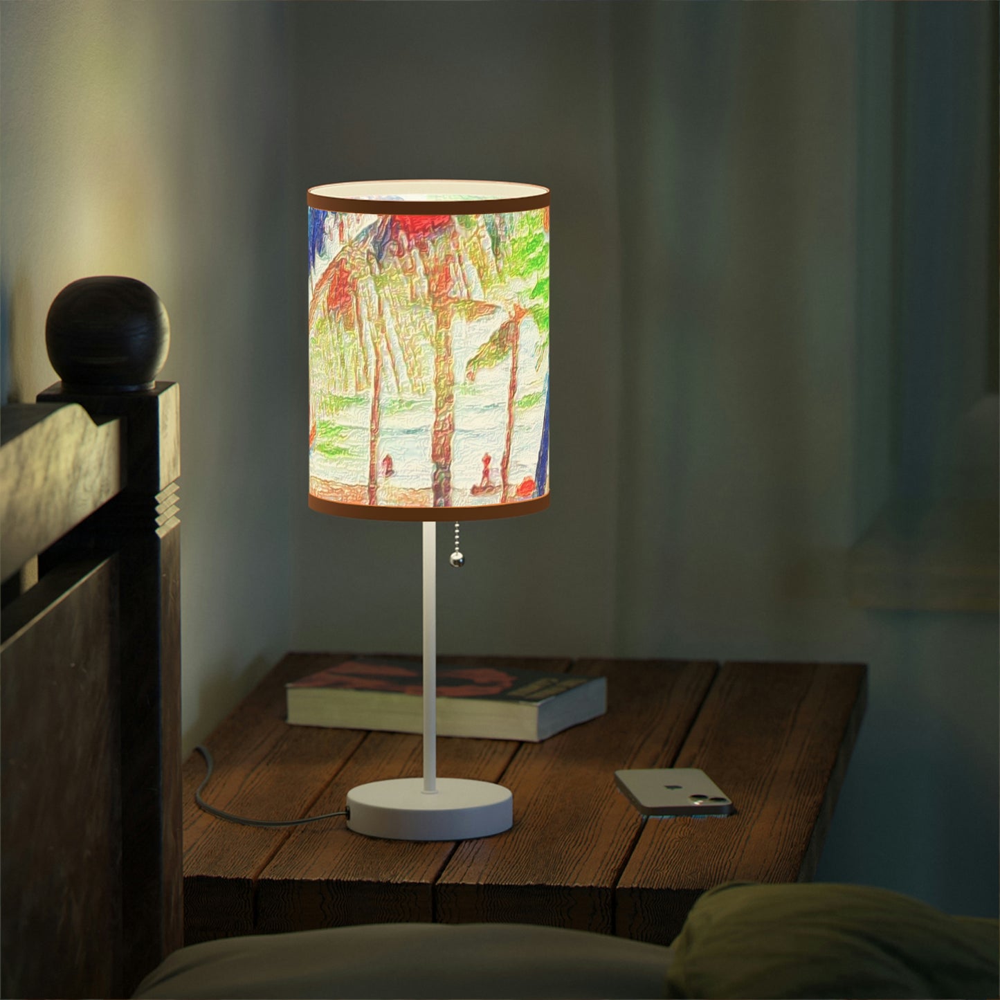Lamp on a Stand, US|CA plug ... "The Royal Hawai'ian: Waikiki Beach_Beach" ... Honolulu, HI ... Ocotber 2014 (Halloween) ... Original Works ...
