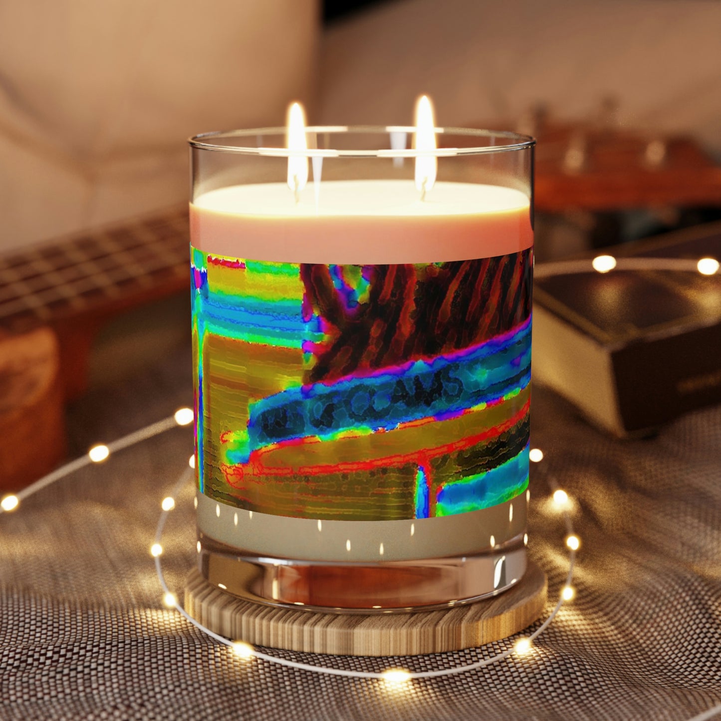 Scented Candle - Full Glass, 11oz ...  In-A-Hurry & Stressed? ... Remember: Keep "Clam" ... Clam_Happy ...  'Ivars: Seattle Waterfront' ... Personal Archives ... Original Works ...