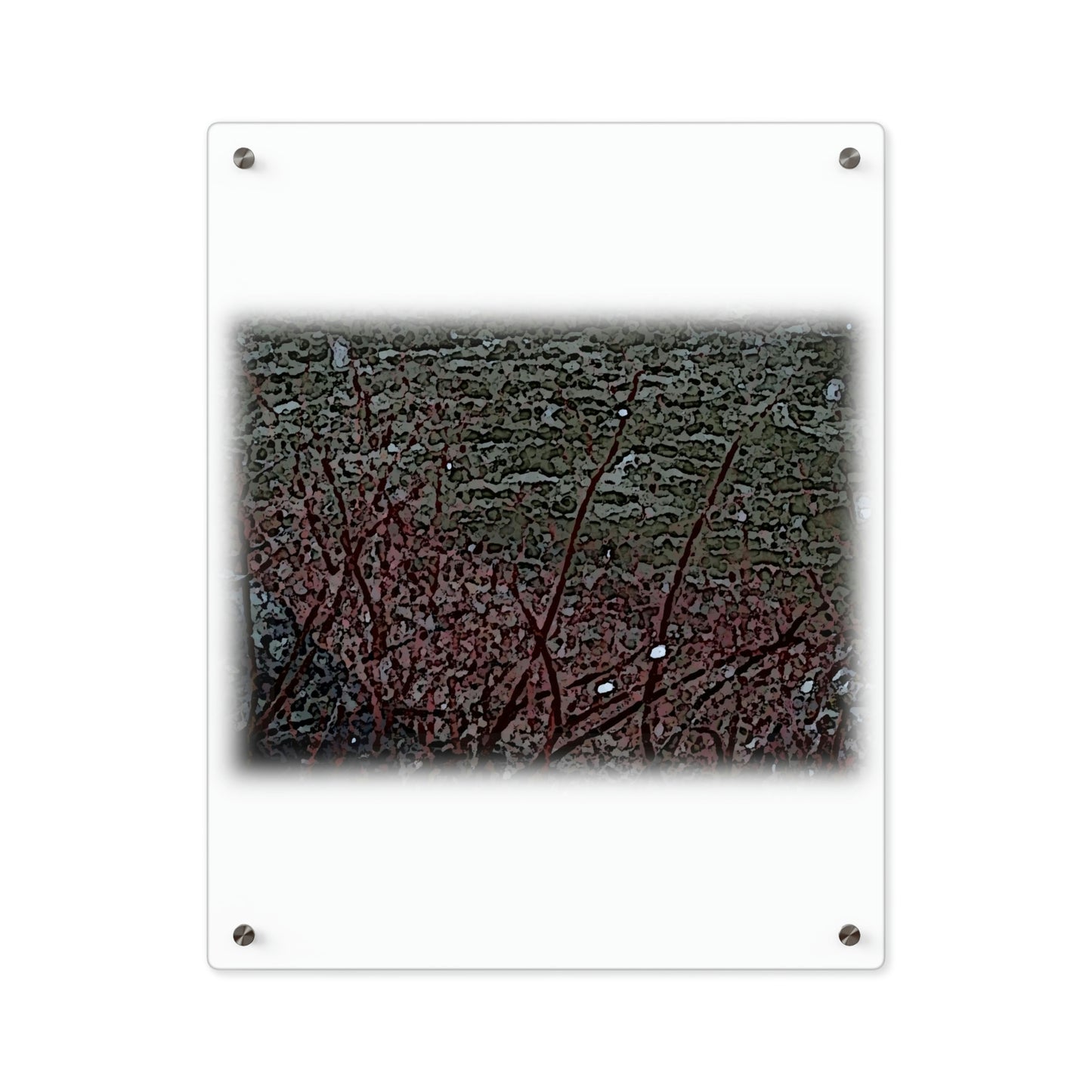 Acrylic Wall Art Panels ... "A River Runs Through It ... Red-Osier-Dogwood (Conus Stonlifera 'Rubra') .. Oringinal Works ... Central Idaho ...