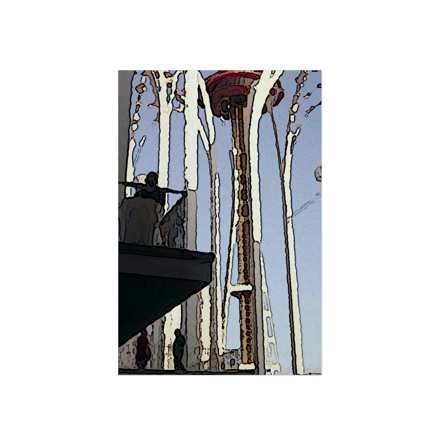 Aluminum Composite Panels ... "The Arches, Space Needle, & Pacific Science Center" ... Seattle World's Fair_5 ... 'The Space Age' ... Seattle Center Fairgrounds ... 1962 ... Family Archives ... Original Works ...