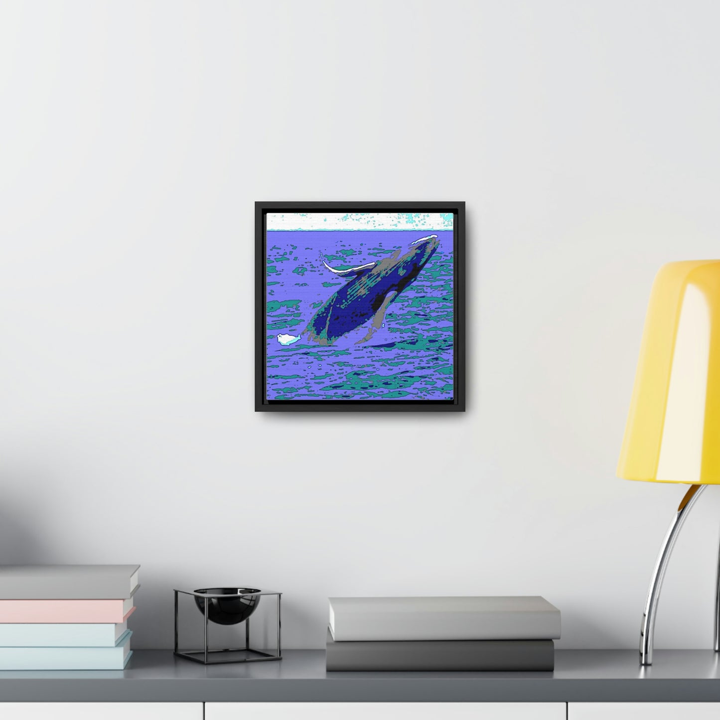Gallery Canvas Wraps, Square Frame ... Baby Humpback Breaching ... Maui, HI: April 2022 ... "Family Archives: KPH" ... Original Works ...