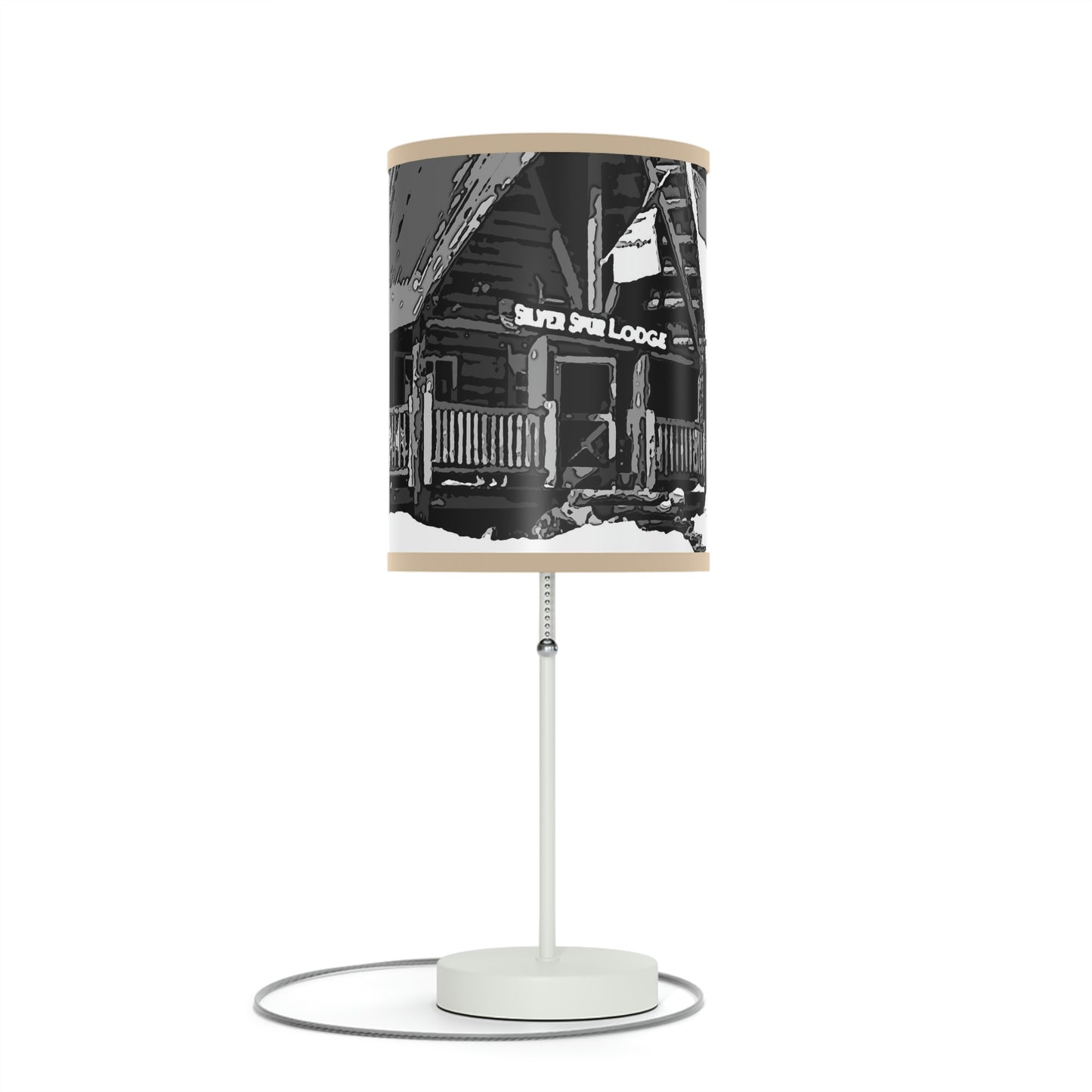 Lamp on a Stand, US|CA plug ... A Beautiful Lodge & Back-Country Outfitter In A Mountain Town ... 'Dixie, Idaho, November 2022' ... Original Works ...