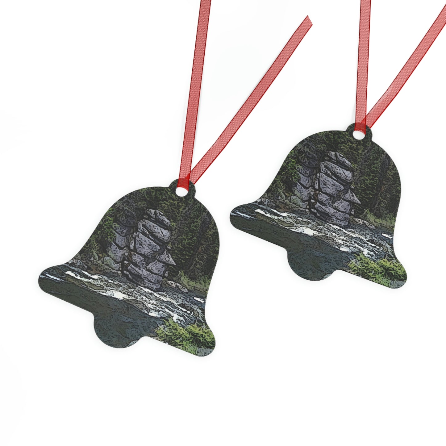 Metal Ornaments ..."I Am Innocent" ... Tricky-Dick Immortalized ... Nixon Rock: Along The River ... Central Idaho, Summer 2020 ... Original Works ...