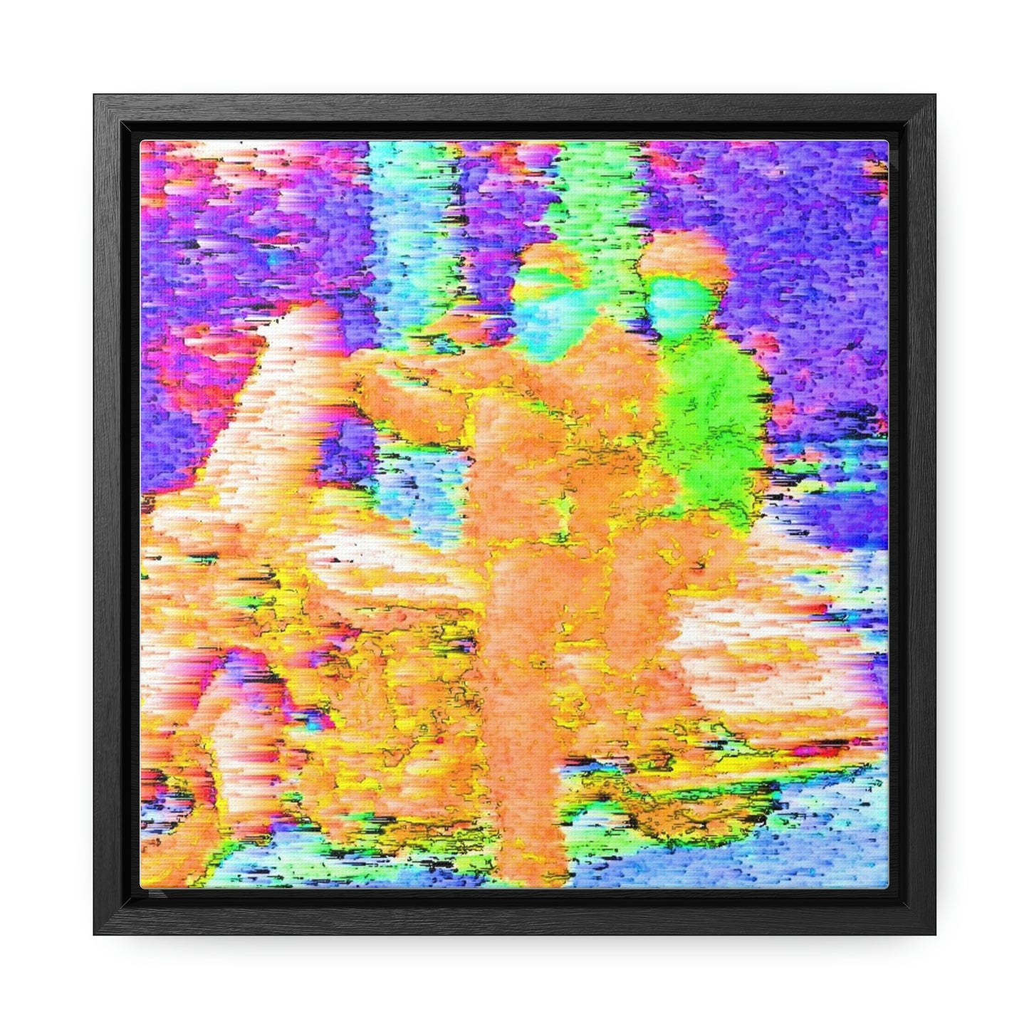 Gallery Canvas Wraps, Square Frame ...  "And 'I' Left His Dead A_s There By The Side-of-The-Road" ... Original Works ... (Grateful Dead: Me-And-My-Uncle)