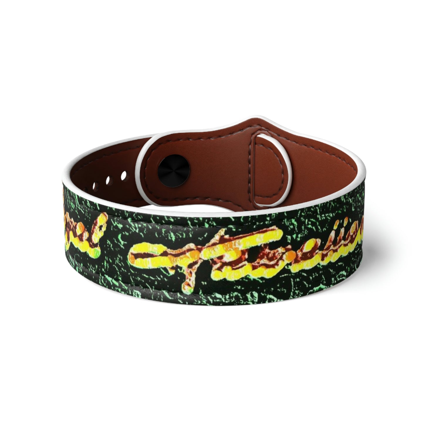 Faux Leather Wristband ... "La Grande Entree" At: 'The Pink Palace' ... The Royal Hawai'ian ... Honolulu, HI ... '27Oct2014' ... Original Works ...