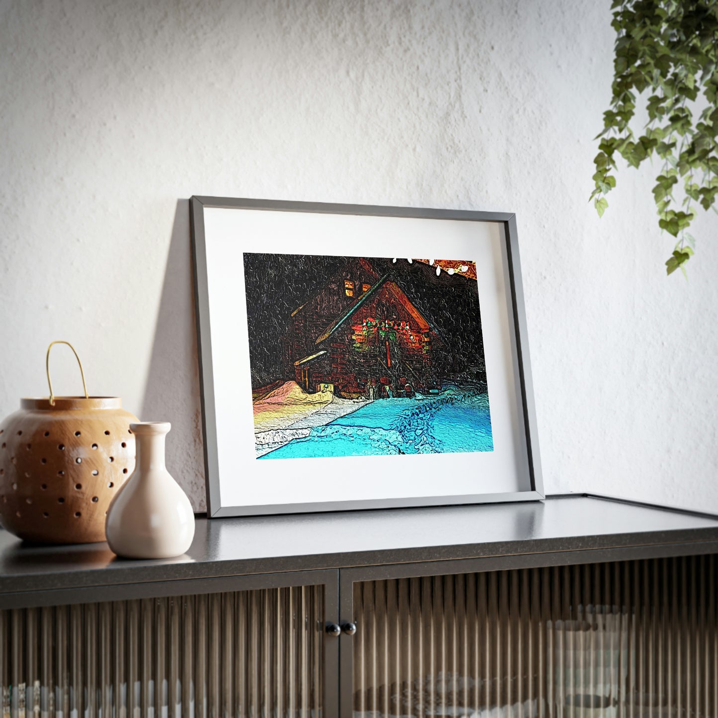 Framed Posters, Matte  ... "A Very, Very Snowy November Morning" ...