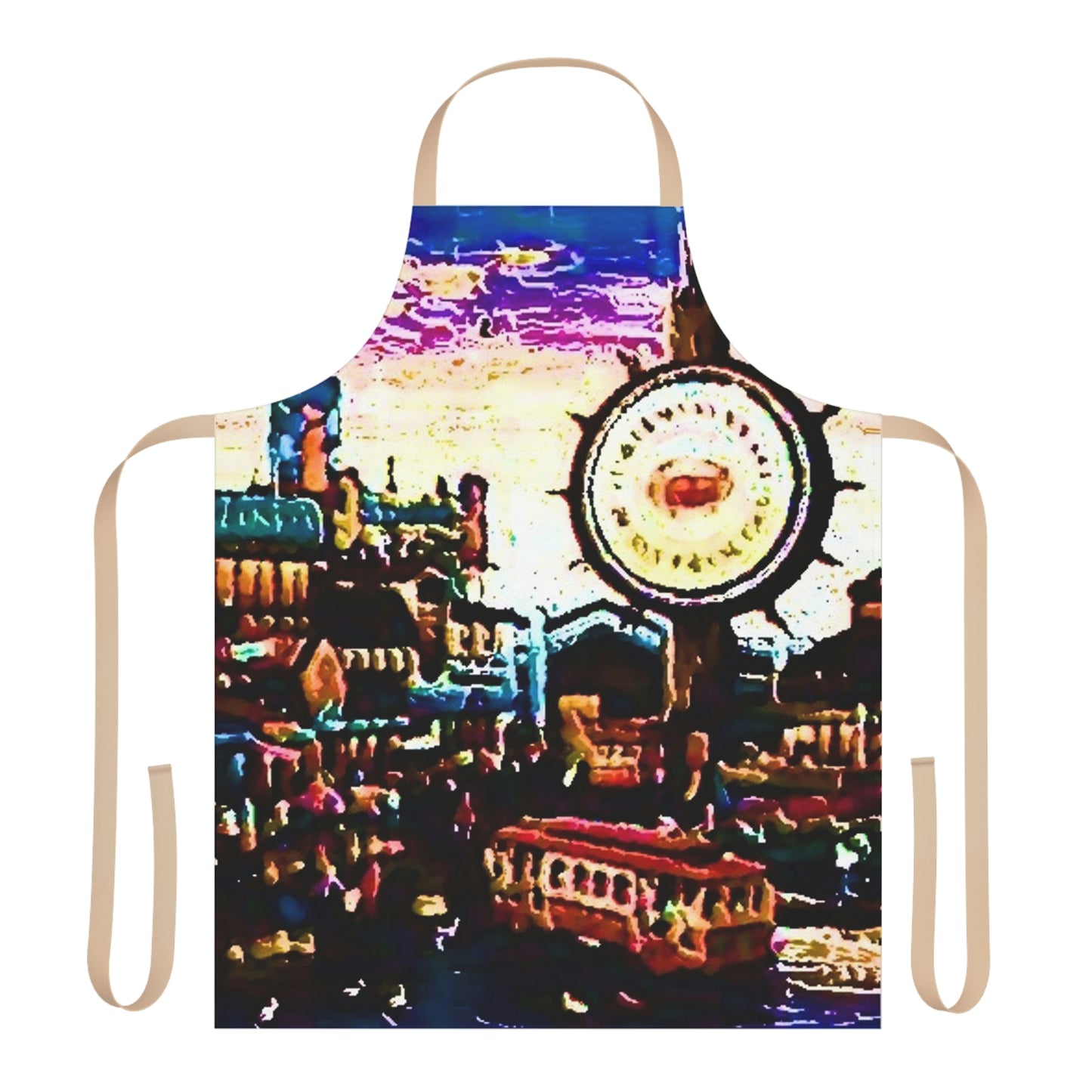 Apron (AOP) ...  "No.9 Fishermen's Grotto - Fishermen's Wharf, SF, California" ... Family Archives: 1970's ... Original Works ...