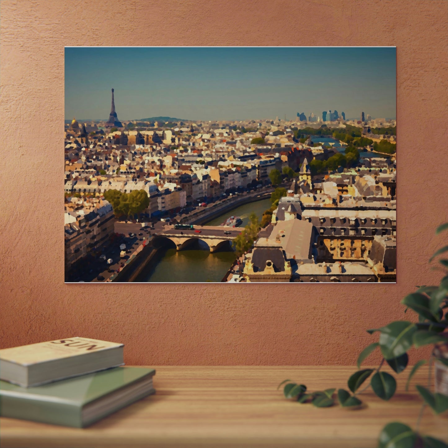 Aluminum Composite Panels ... "Allons Y A La Paris!"... A View Of 'The River Seine & Le Tour Eiffel' ... Family Archives ... Original Works ...