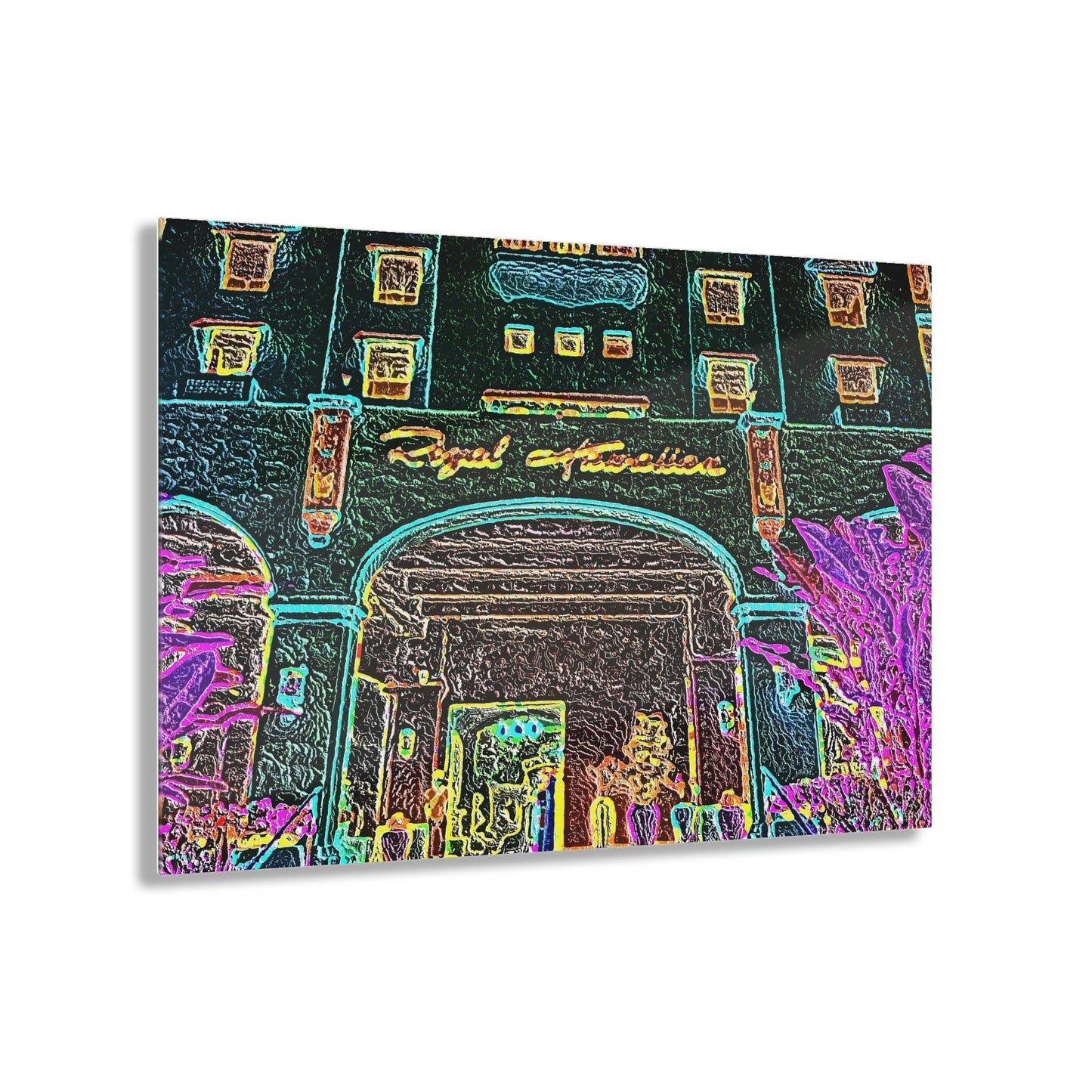Acrylic Prints ...  "La Grande Entree" At: 'The Pink Palace' ... The Royal Hawai'ian ... Honolulu, HI ... '27Oct2014' ... Original Works ...