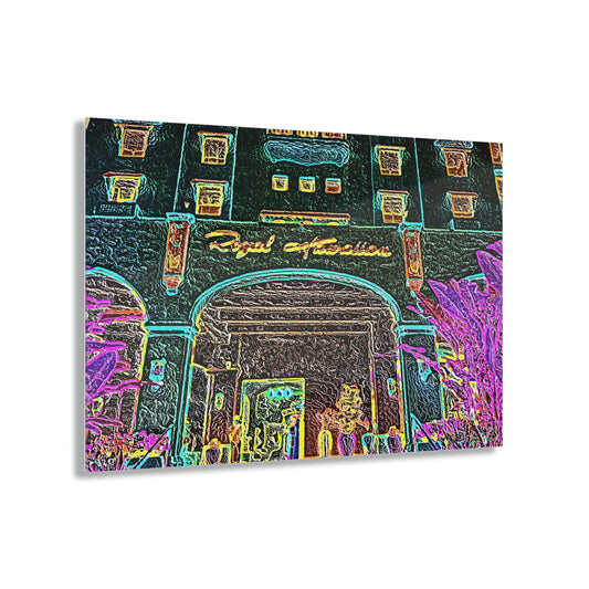 Acrylic Prints ...  "La Grande Entree" At: 'The Pink Palace' ... The Royal Hawai'ian ... Honolulu, HI ... '27Oct2014' ... Original Works ...