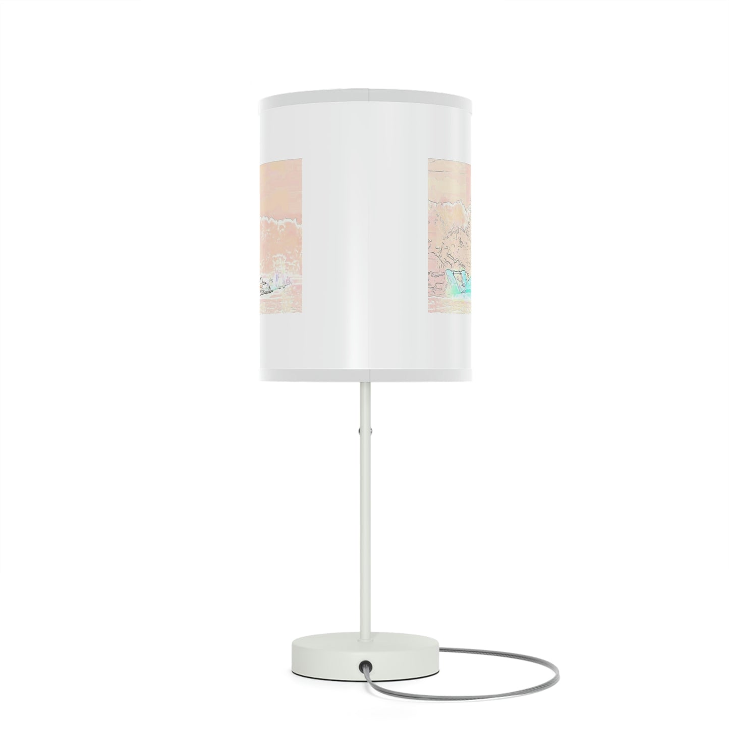 Lamp on a Stand, US|CA plug ... Seattle Columbia Cup On Lake Washington ... "Dave Wilcox Heads For The Win" ... Associate Gift-Photo ... Original Works ...