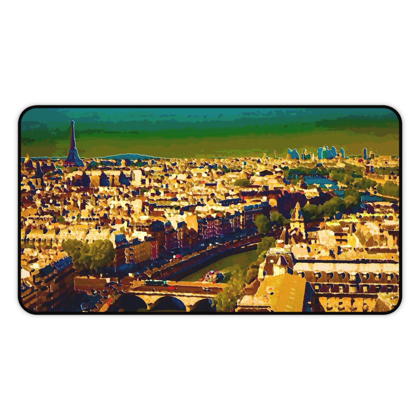 Desk Mat ... Au Paris ... "Along The River Seine" ... Barbara Joan Bonnel-Holt: 1972 ... Original Works ...