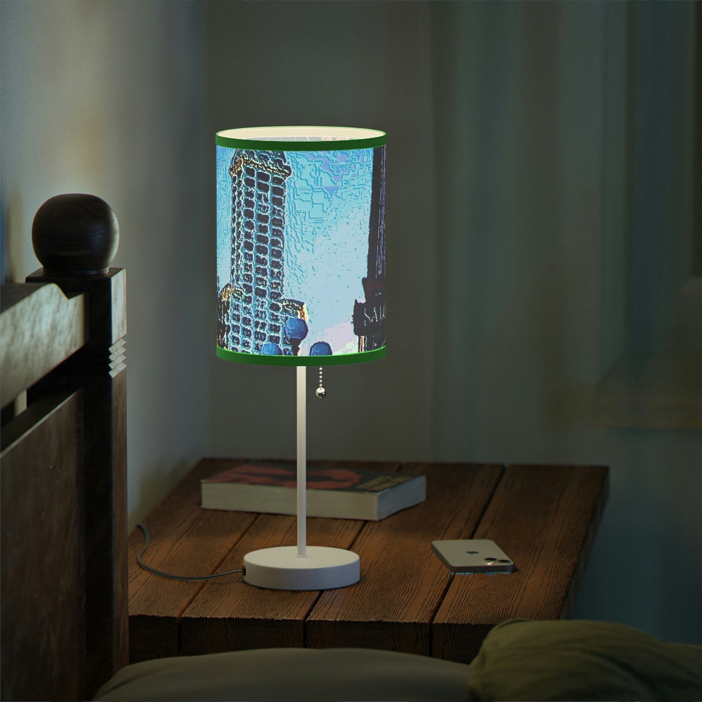 Lamp on a Stand, US|CA plug ...  Pioneer Square & Smith Tower ... 'That World Famous View' ... Colleague Supplied Photo ... Original Works ...