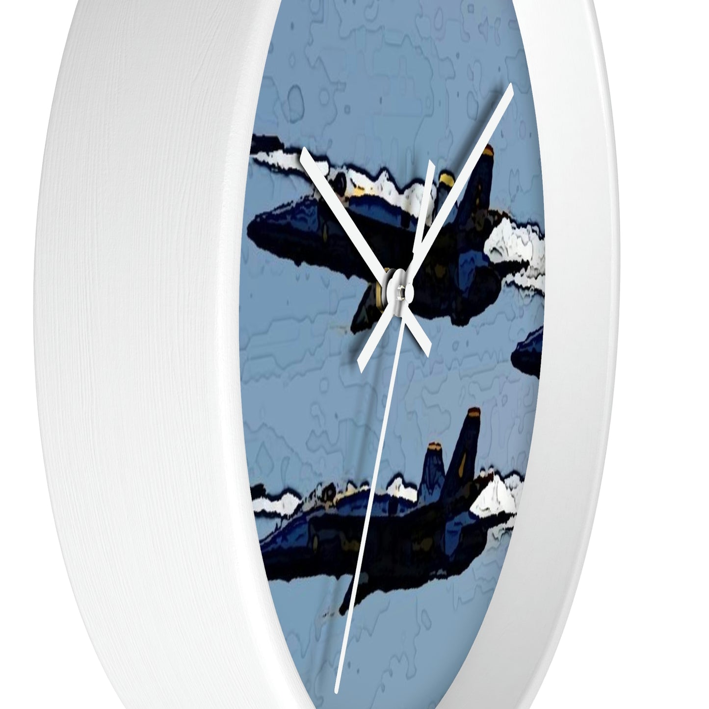 Wall clock ... Seattle Seafair ..."Blue Angels Run Over Lake Washington" ... Circa Mid 1980's ... Dr FJ Holt ... Original Works ...
