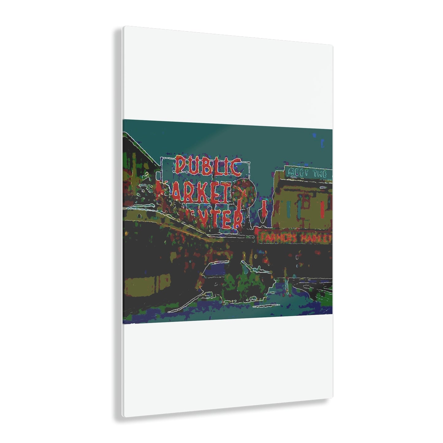 Acrylic Prints ... "Seattle's PPM: Pike-Place-Market" ... I Remember That Day ... The Photo Shoot ... 'It Was Snowing' ... Original Works ...