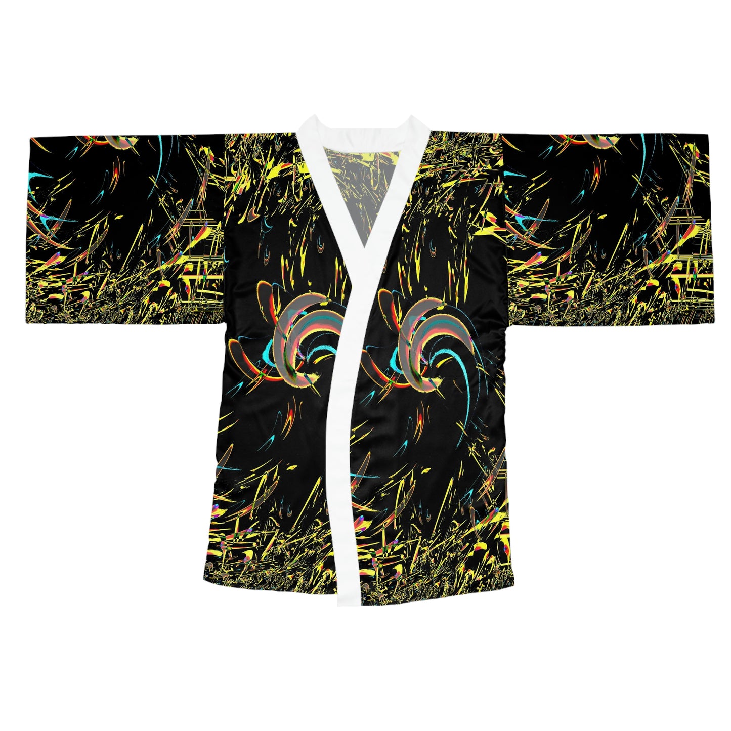 Long Sleeve Kimono Robe ... "Waning Moon" ... Central Idaho ... October 2022 ... Rendering Time: 22 Hours ... Original Works ...