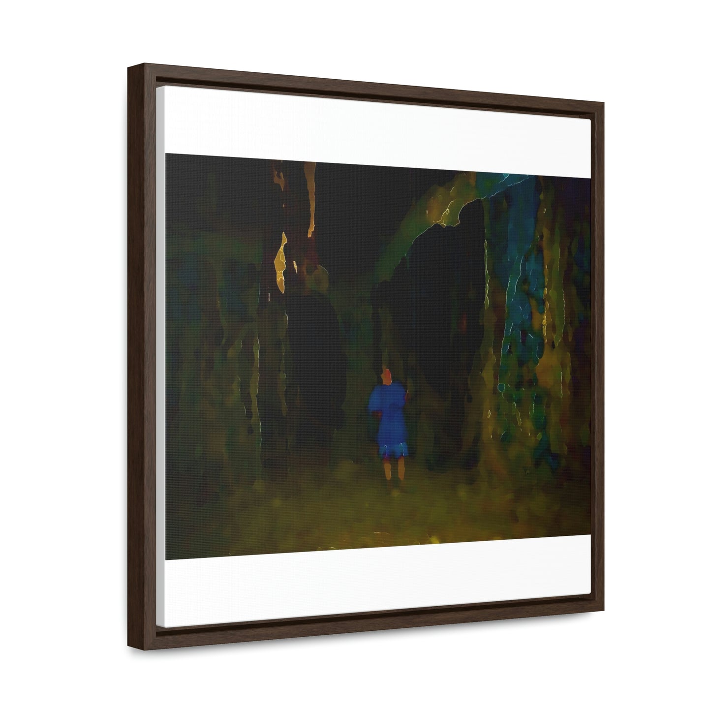 Gallery Canvas Wraps, Square Frame ... Jesuit Philosophy ... "In The Polynesian Banyans ..."