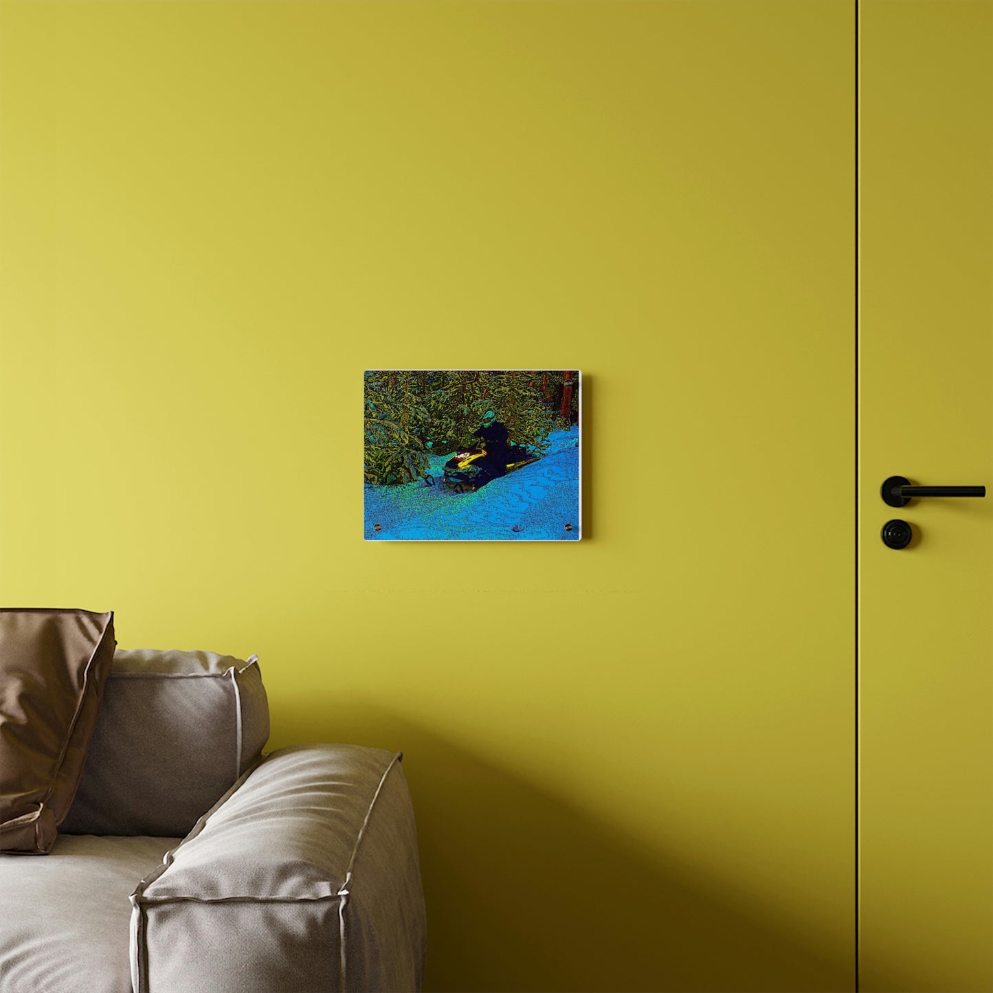 Acrylic Wall Art Panels ... Yep ... "Another Day ... Riding Through The Wilderness ... " ... February 2023 ... Original Works ...
