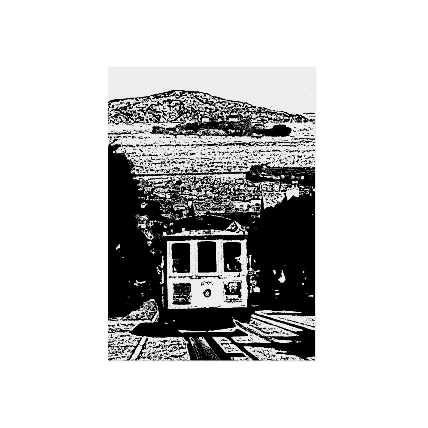 Aluminum Composite Panels ... San Francisco_2 ... 'A Rice-A-Roni-Treat' ... Family Archives ... Cable Car Descends Hill Towards Alcatraz Island ... Original Works ...
