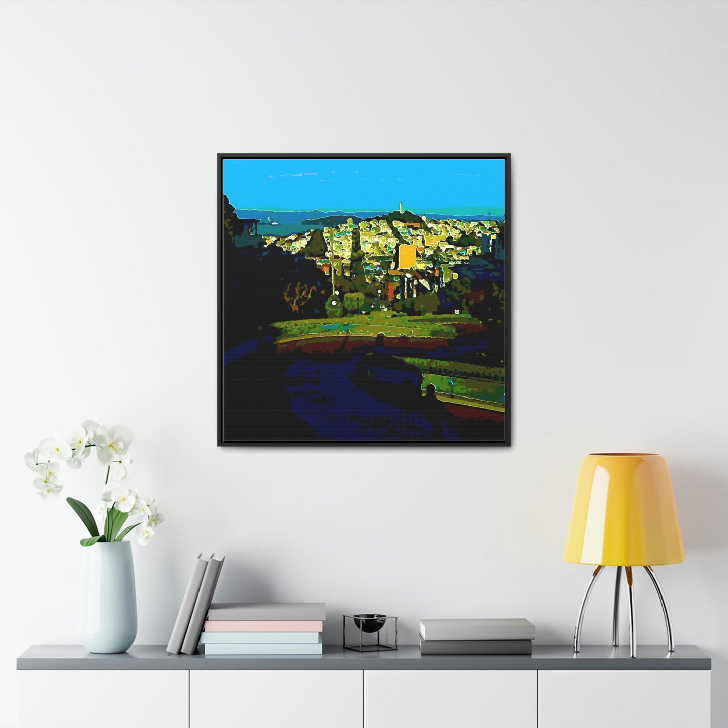 Gallery Canvas Wraps, Square Frame ...  "Lombard Street San Francisco, CA, USA" ... Family Archives 1970's ... Original Works ...