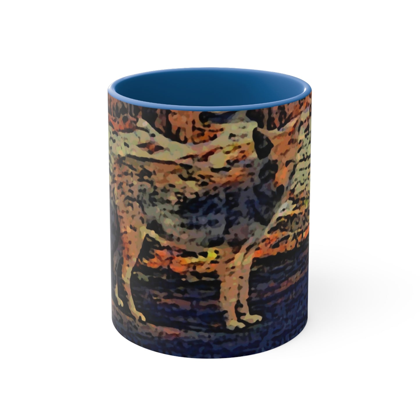 Accent Coffee Mug, 11oz ... Coyote ... "Yosemite Valley: Circa May23 ... KPH Base Photo" ... Original Works ...