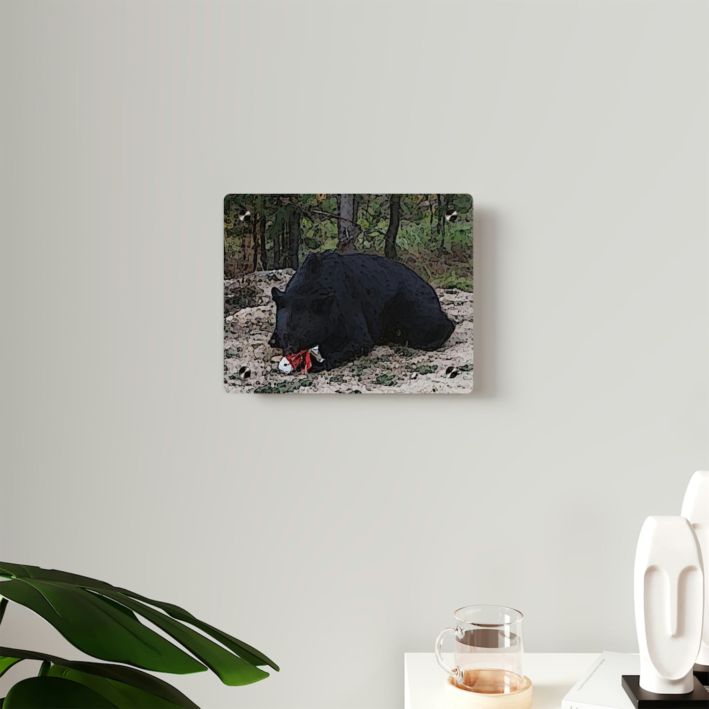 Acrylic Wall Art Panels ... RCY: "Rhett Creek Yogi ... '500 Lbs Of Autumn Season Hunger' ..."  ... September 2022 ... Central Idaho ... Original Works ...