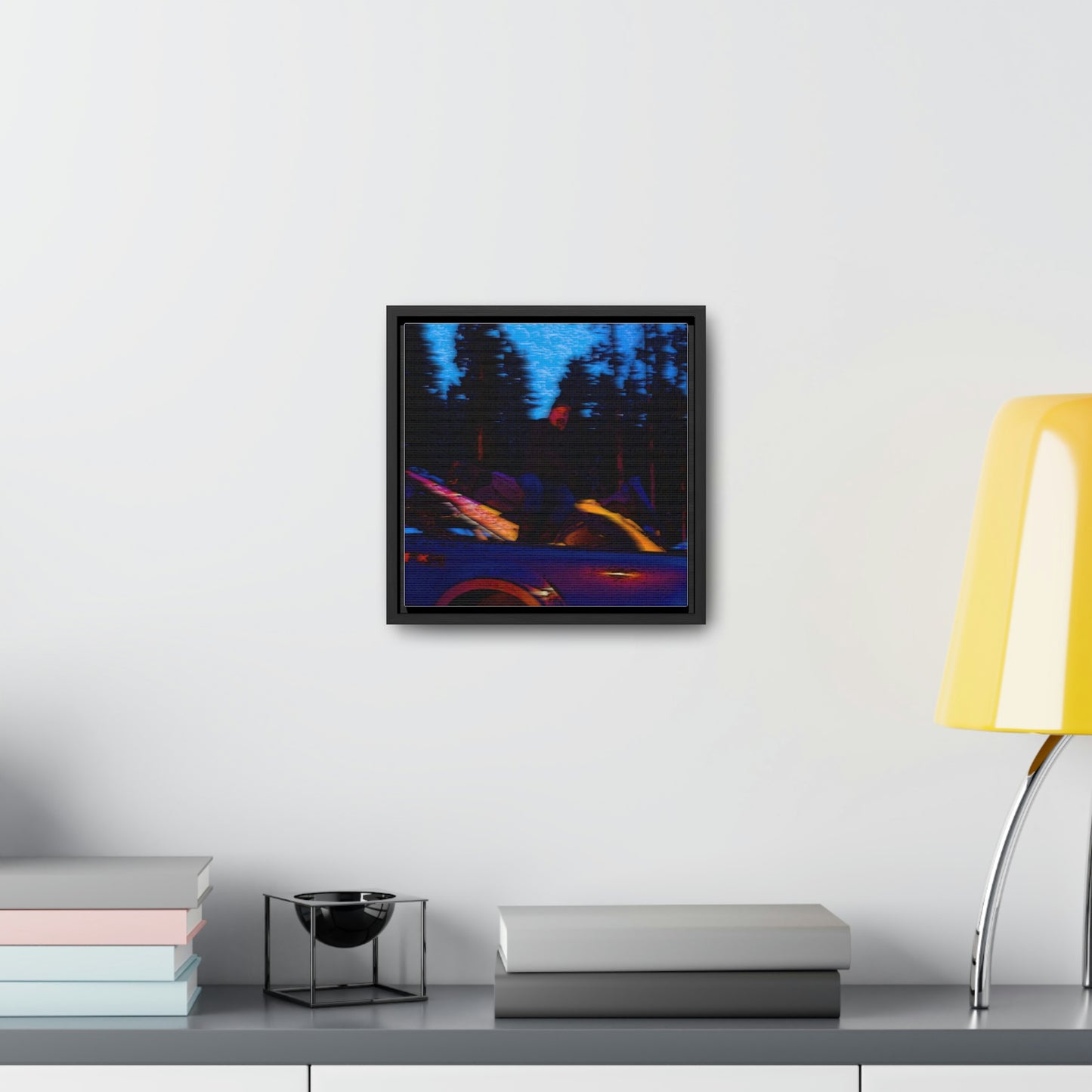 Gallery Canvas Wraps, Square Frame ... Two Modes Of Winter Transportation ... "Which One To Drive Next?" ... Choices-Choices-Choices ... Circa 4Jan23 ... Original Works ...