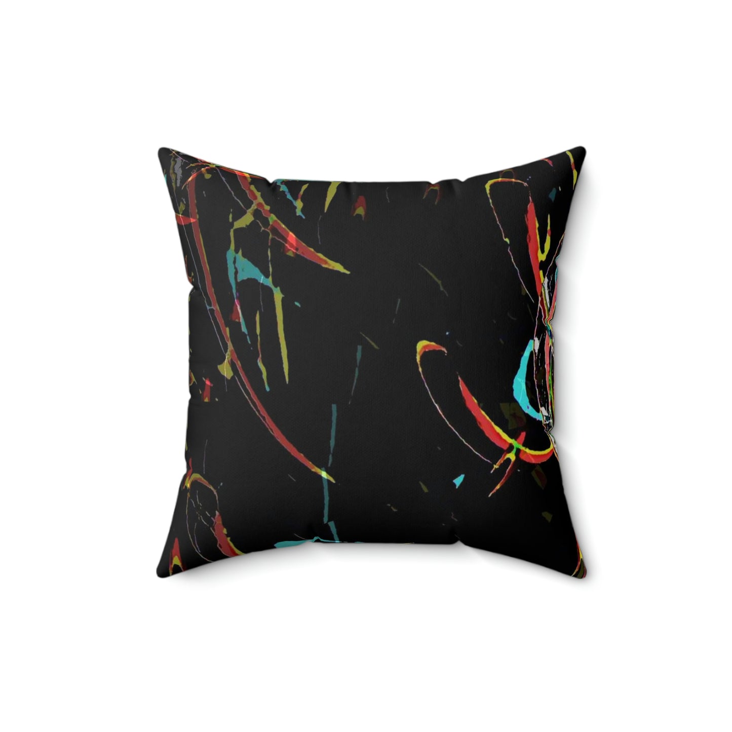Spun Polyester Square Pillow ... "Waning Moon" ... Central Idaho ... October 2022 ... Rendering Time: 22 Hours ... Original Works ...