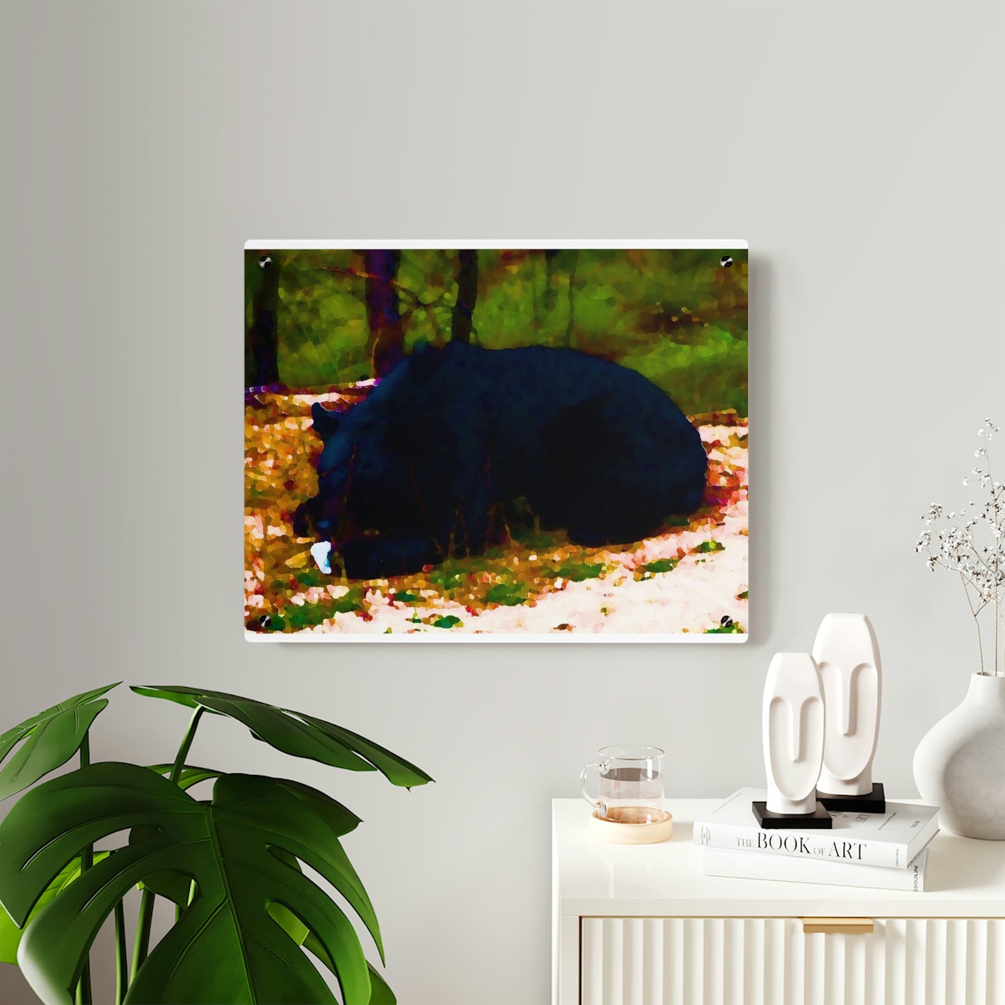 Acrylic Wall Art Panels ... RCY: "Rhett Creek Yogi ... '500 Lbs Of Autumn Season Hunger' ..."  ... September 2022 ... Central Idaho ... Original Works ...