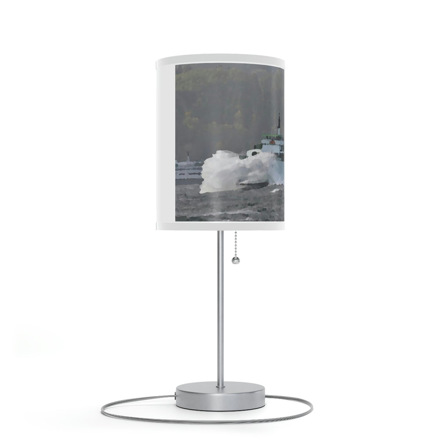 Lamp on a Stand, US|CA plug ... WADOT Ferry Crossing ... "A Very Rough Day" ... Mulkiteo Route ... Family Archives ... Early 1990's' ... Original Works ...