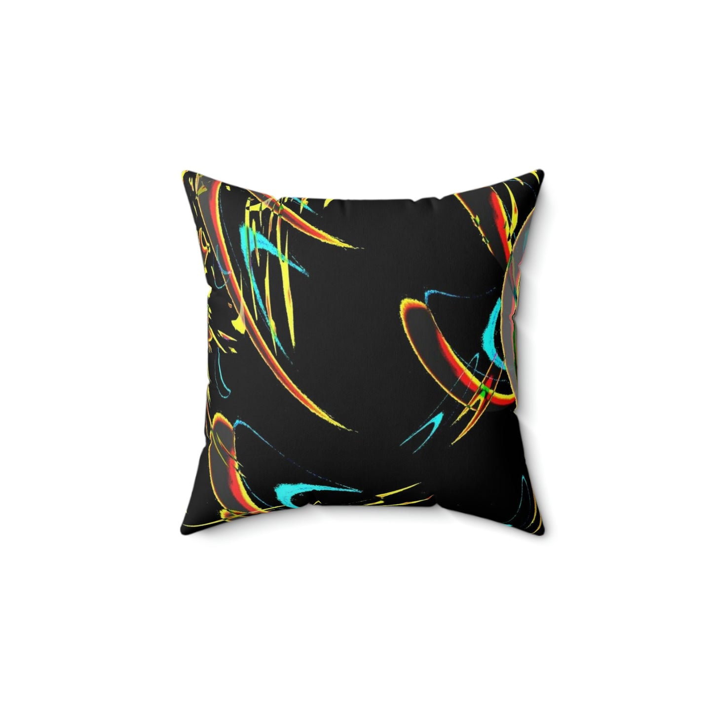 Spun Polyester Square Pillow ... "Waning Moon" ... Central Idaho ... October 2022 ... Rendering Time: 22 Hours ... Original Works ...