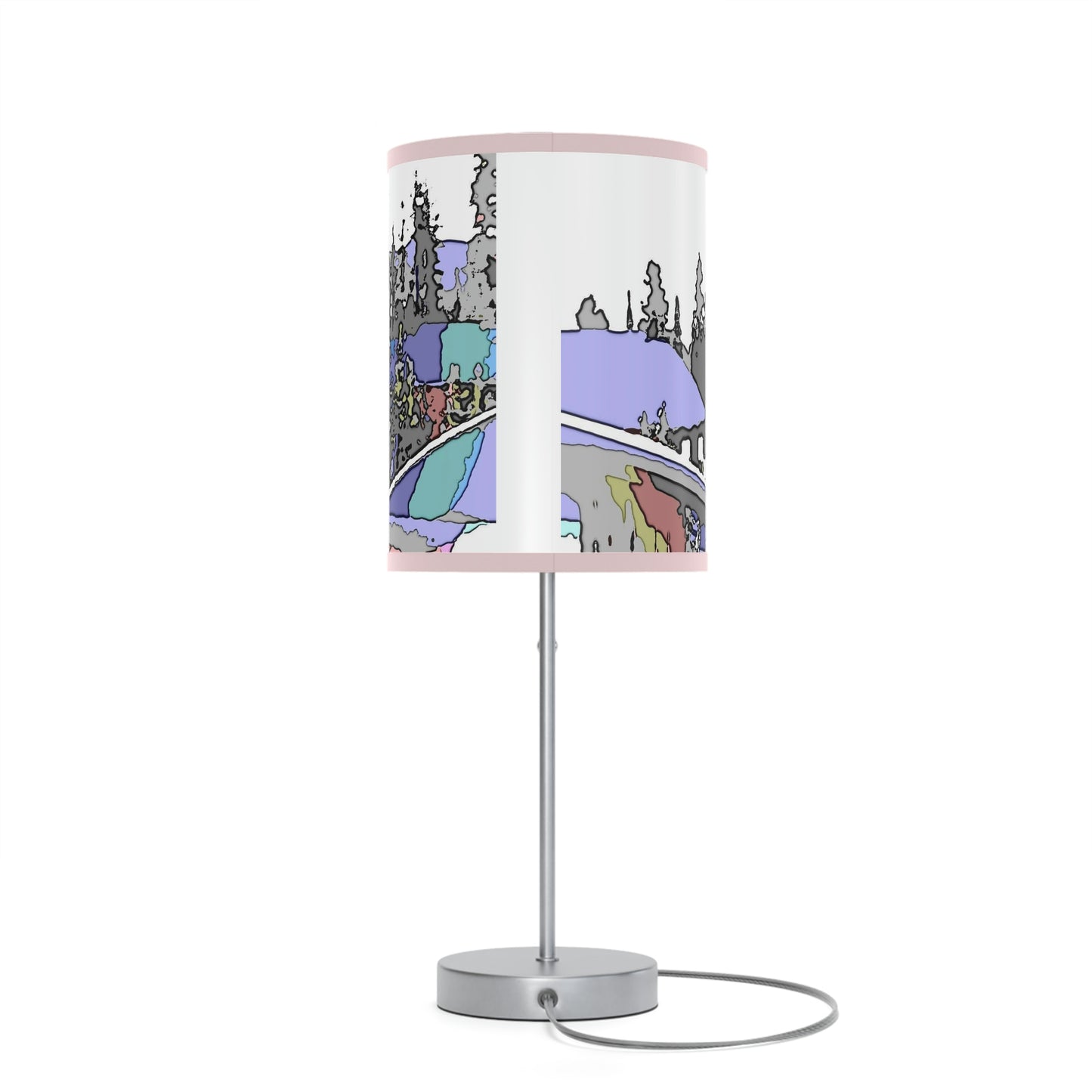 Lamp on a Stand, US|CA plug "A Very Remote Mountain Neighborhood" ... Only Cabins In This Environment ... Cenrtal Idaho ...