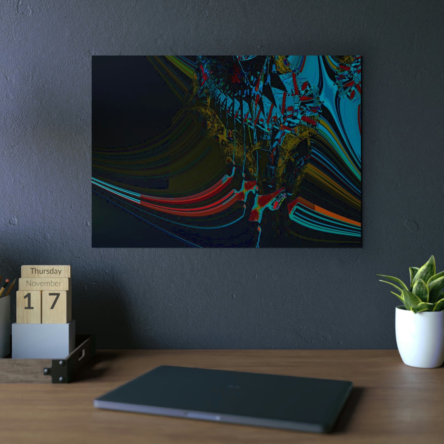 Aluminum Composite Panels ... Une Transformationne ... "La Travestii Professeure Gwendoline" ... Au Personne Du Fractelle-Mandelbrot ... Original Works ...