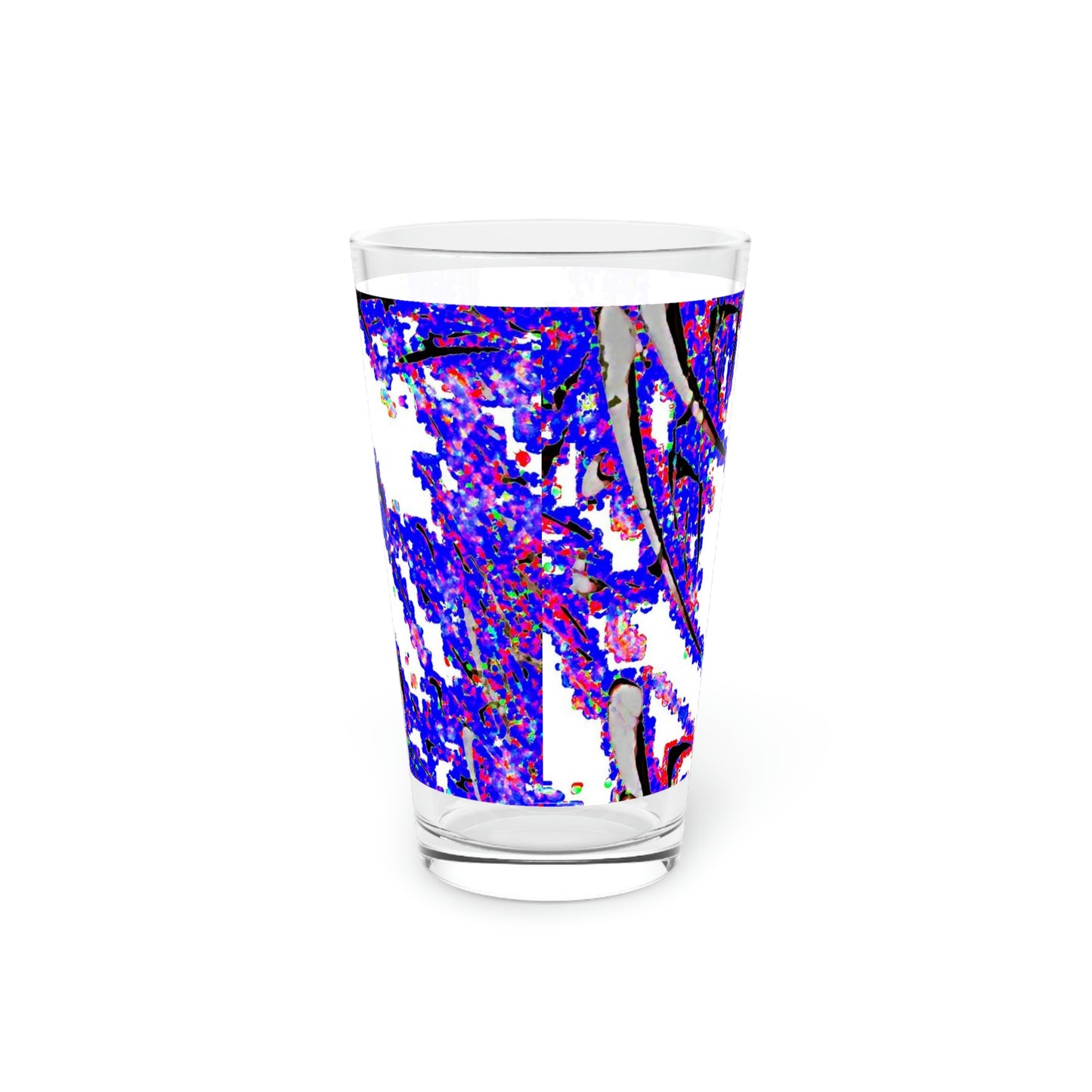 Pint Glass, 16oz ... "Waning Moon" ... Central Idaho ... October 2022 ... Rendering Time: 22 Hours ... Original Works ...