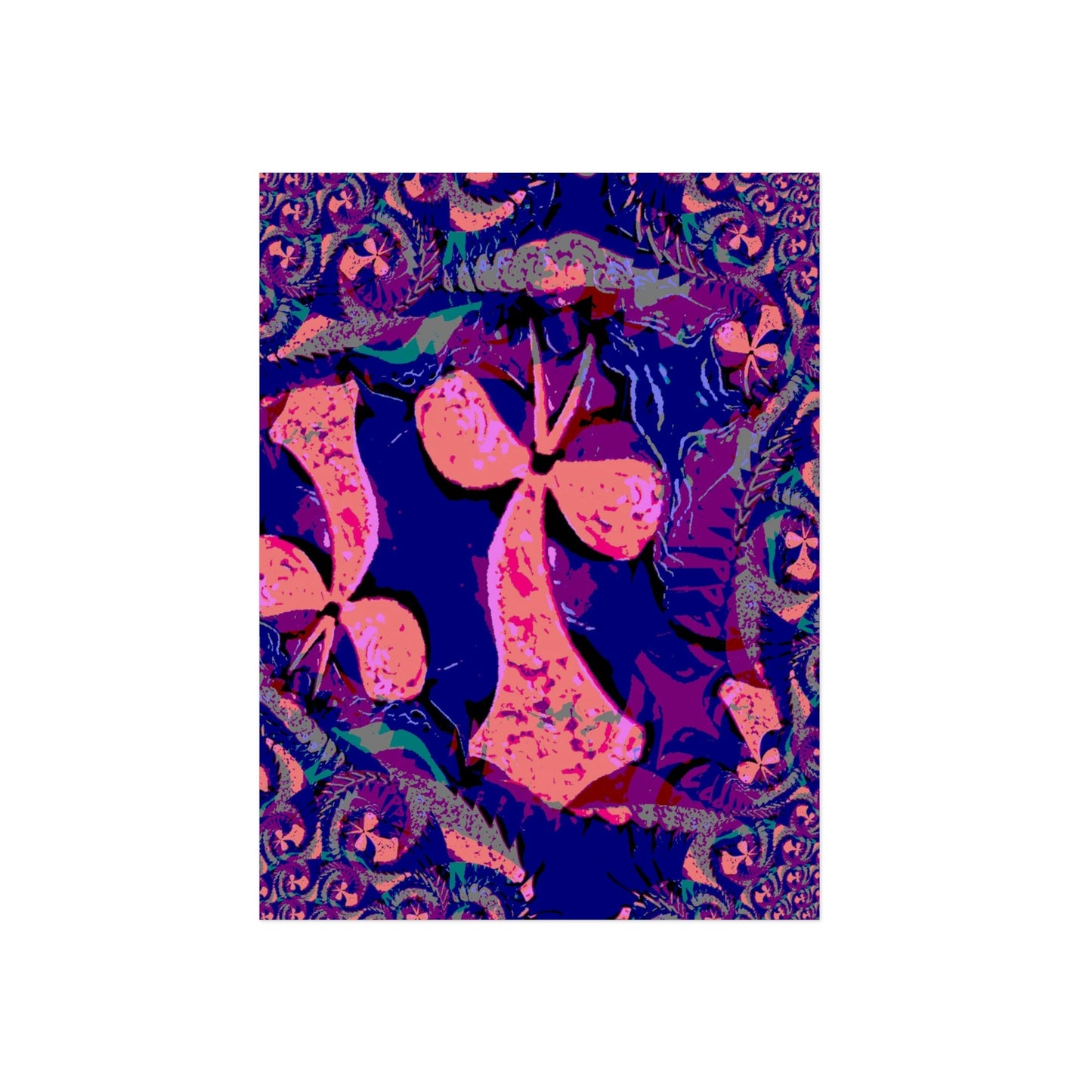 Aluminum Composite Panels ... "A Model's Showcase & Photo-Shoot" ... 'Pink, Purple, Blue ... Pink, Purple, Blue' ... Fractals & Illusions ... Circa Dec 2022 ... Client Portfolio ... Original Works ...