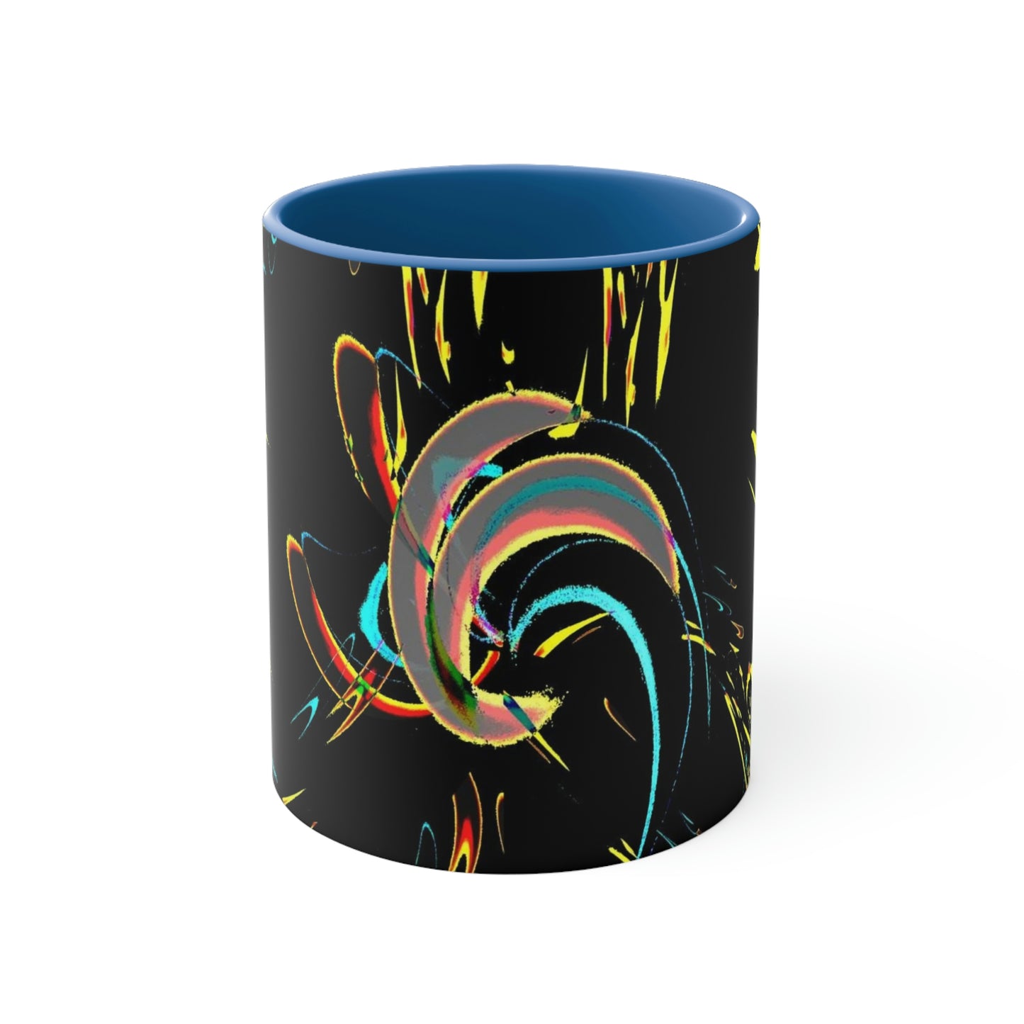 Accent Coffee Mug, 11oz ... "Waning Moon" ... Central Idaho ... October 2022 ... Rendering Time: 22 Hours ... Original Works ...