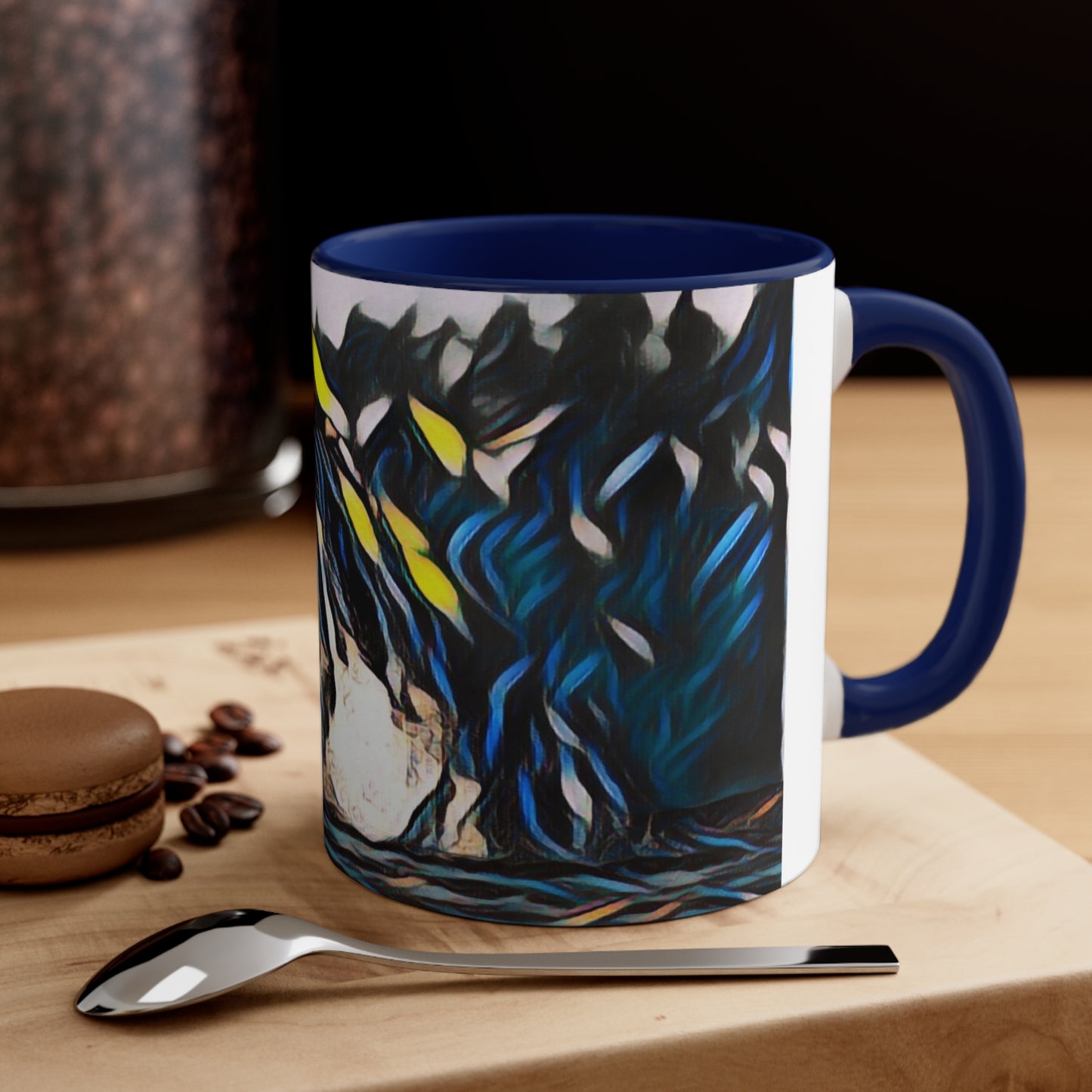 Accent Coffee Mug, 11oz ... "Ken's Favourite Humpback Breach" ... Circa: 21st Century ... Maui, HI ... Original Works ...