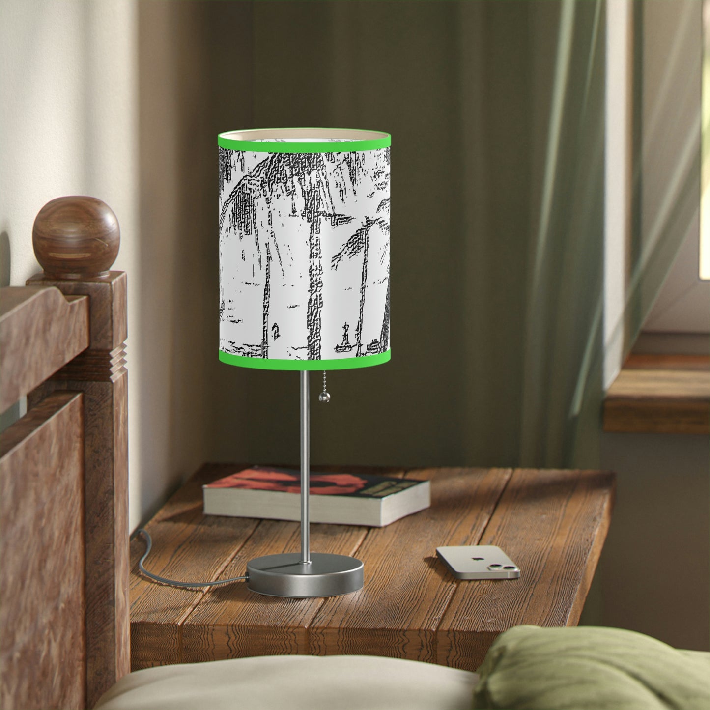 Lamp on a Stand, US|CA plug ... "The Royal Hawai'ian: Waikiki Beach_Beach" ... Honolulu, HI ... Ocotber 2014 (Halloween) ... Original Works ...