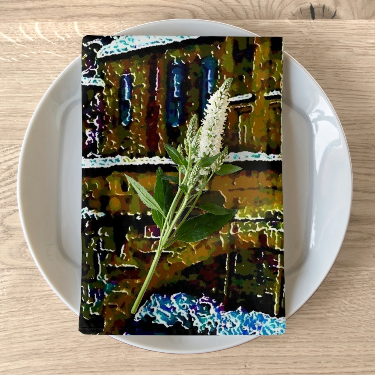 Napkins ... Walikng The Streets & Alleys ... 'Strolling The Canals ... '  ... Original Works  ...