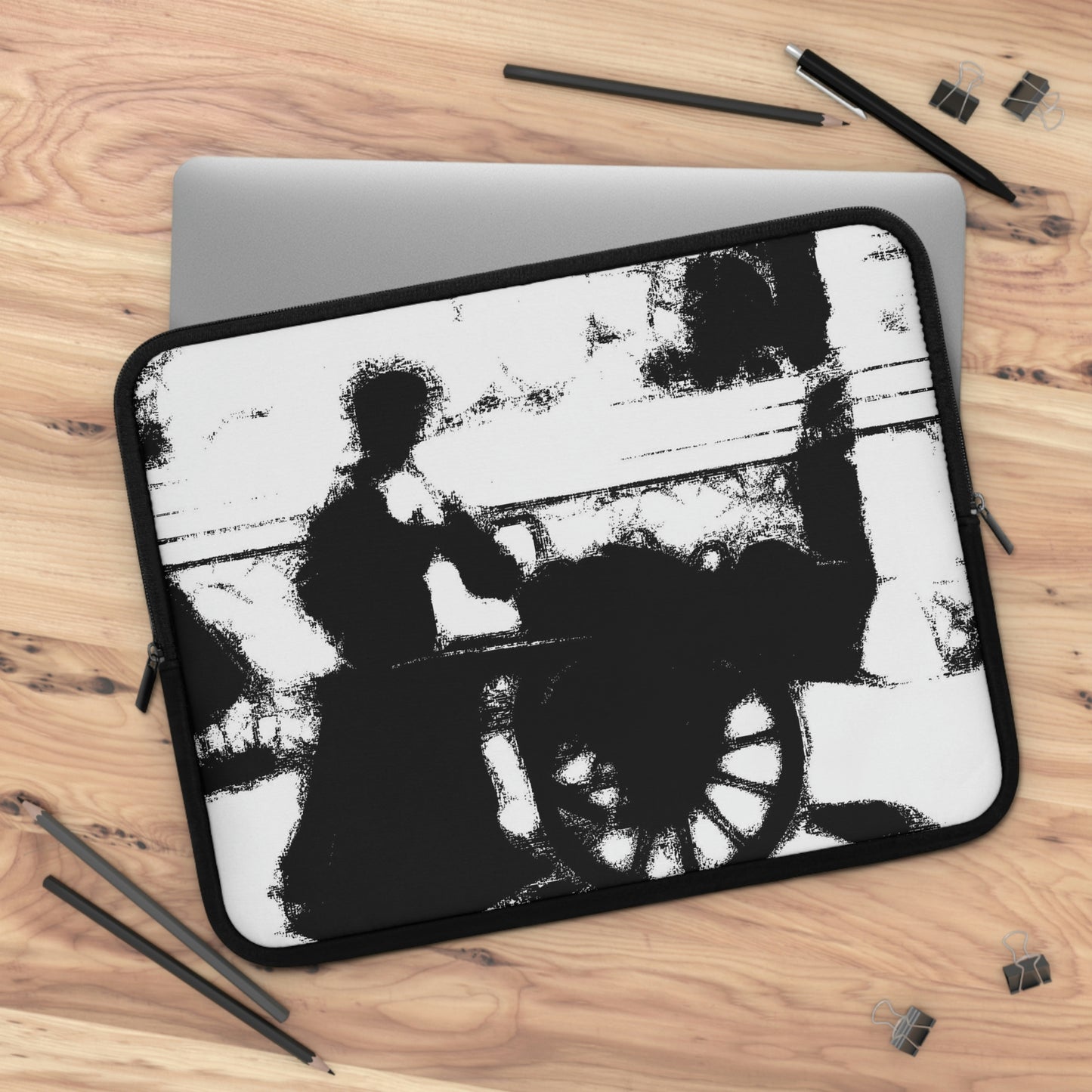 Laptop Sleeve ... Dublin's "Molly Malone Along Grafton Street" ... Cryin' Cockels & Muscles Alive-Alive-Oh ... Circa 2003 ... Original Works ...