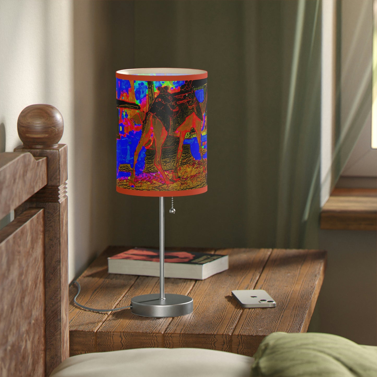 Lamp on a Stand, US|CA plug ... "Truckin'-Up-To-Buffalo ... 'Oops - Wrong Country' ... Truckin'-Up-To-New Delll -'E' ... " ... (Delhi, India) ... 5July2007. Original Works ...