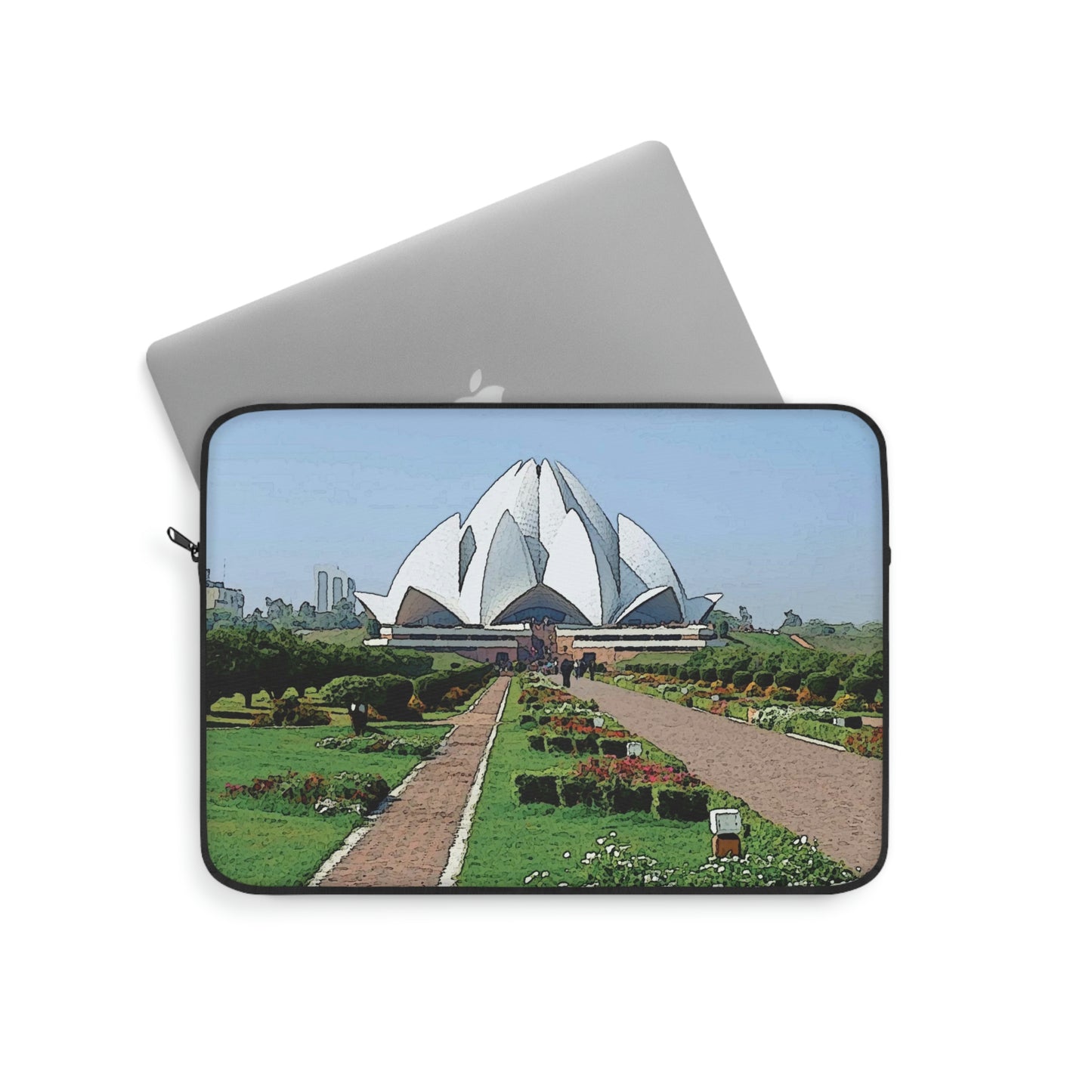 Laptop Sleeve ... 'Bahai'i House-Of-Worship' ... "Lotus Temple: Delhi, India, 2008" ... Original Works ...