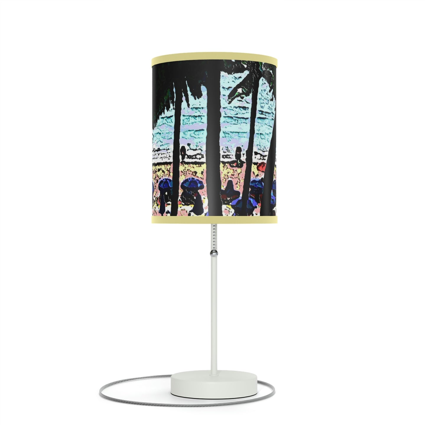 Lamp on a Stand, US|CA plug ... "A Beautiful Beach Amongst The Palms" ... The Outrigger Waikiki, Honolulu, Oahu ... Original Works ...
