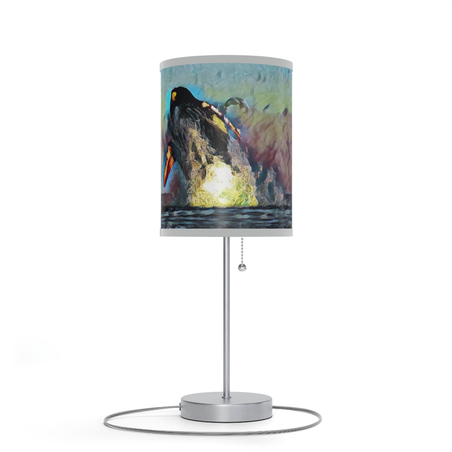 Lamp on a Stand, US|CA plug ... An Extraordinary Humpback Breach ... 'With Explosive Energy' ... Family Archives (KPH) ... Circa: 21st Century. Maui, HI ... Original Works ...