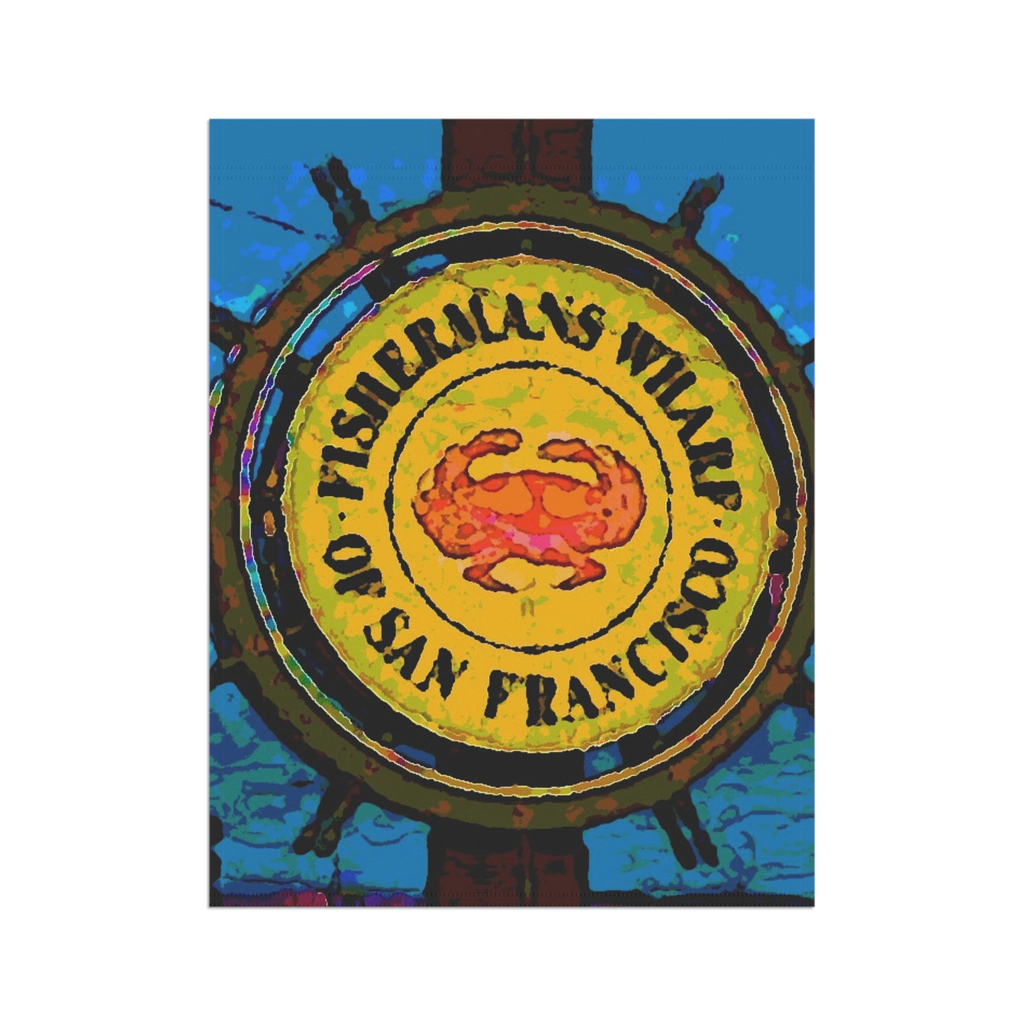 Garden & House Banner ...  "No.9 Fishermen's Grotto - Fishermen's Wharf, SF, California" ... Family Archives: 1970's ... Original Works ...