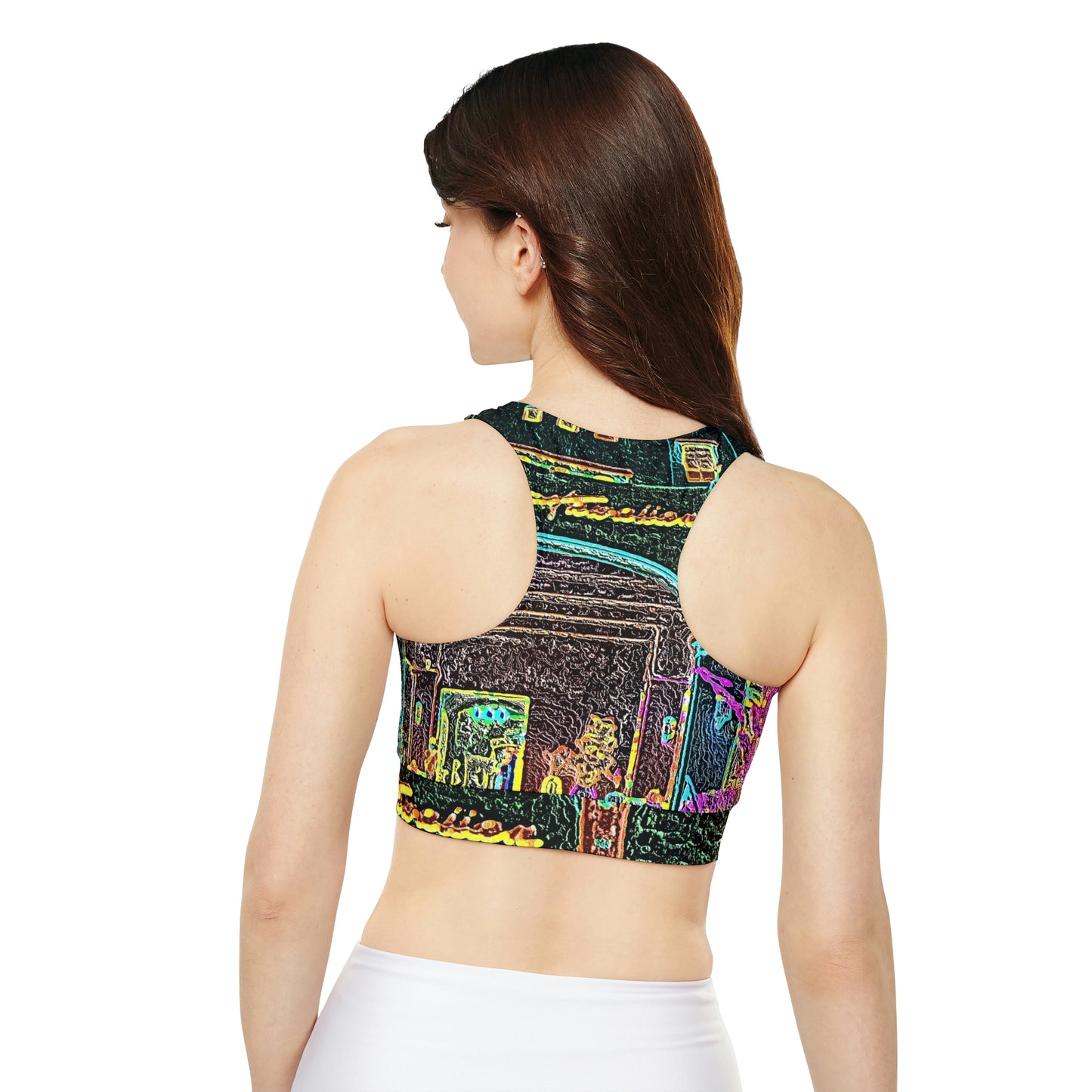 Fully Lined, Padded Sports Bra ... "La Grande Entree" At: 'The Pink Palace' ... The Royal Hawai'ian ... Honolulu, HI ... '27Oct2014' ... Original Works ...