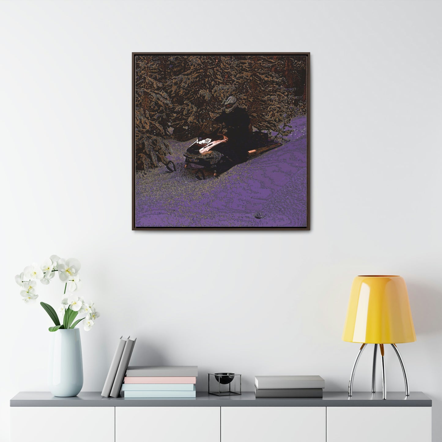 Gallery Canvas Wraps, Square Frame ... Yep ... "Another Day ... Riding Through The Wilderness ... " ... February 2023 ... Original Works ...