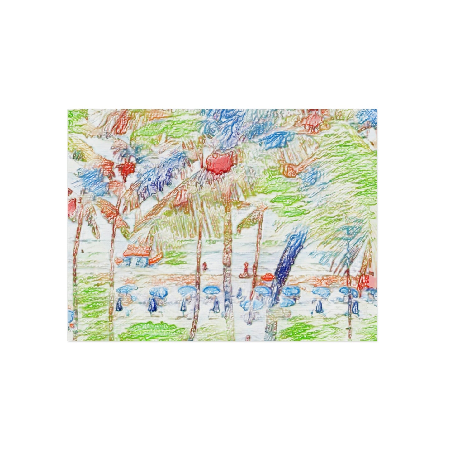 Aluminum Composite Panels ... "The Royal Hawai'ian: Waikiki Beach_Beach" ... Honolulu, HI ... Ocotber 2014 (Halloween) ... Original Works ...